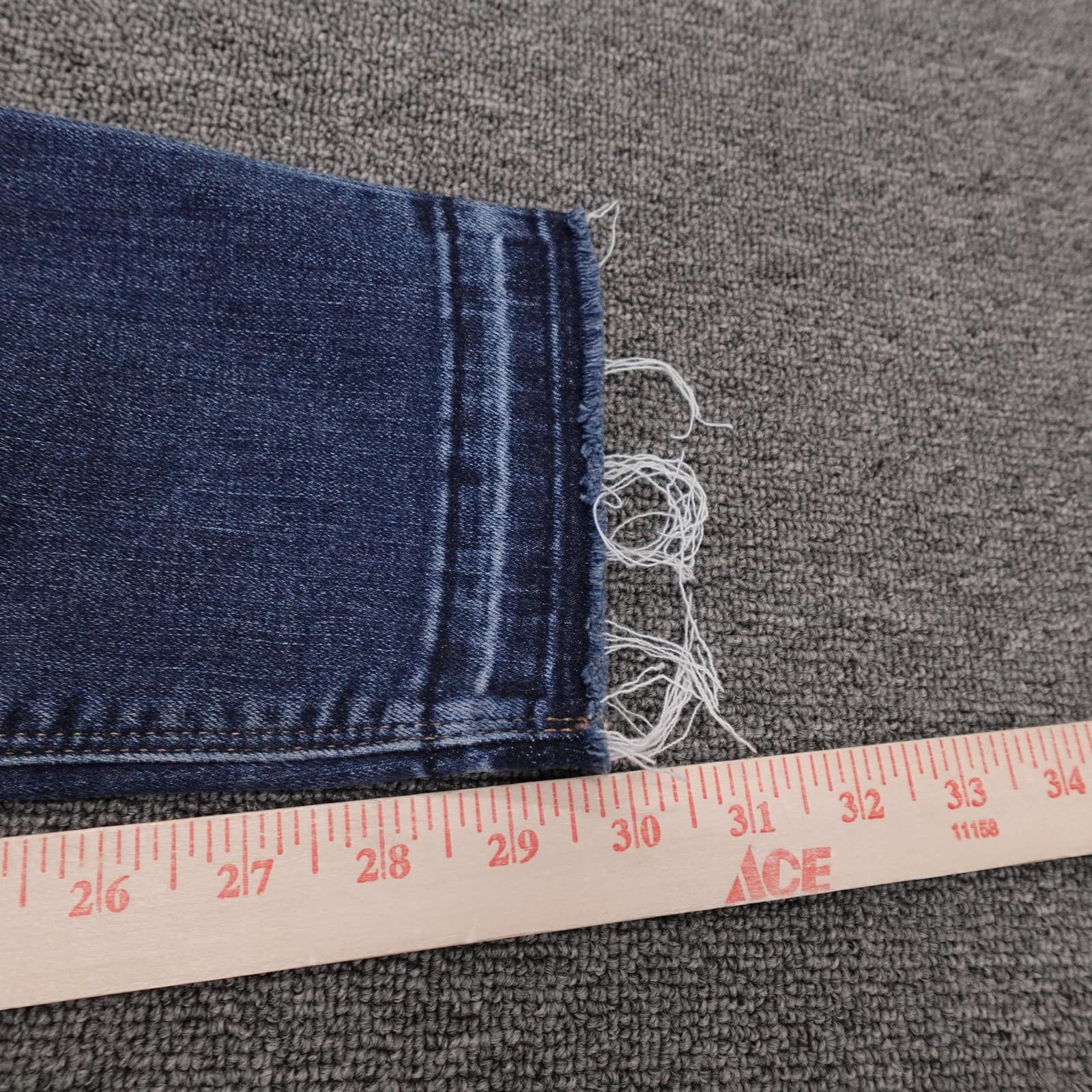 Lucky Brand Jeans Womens 10 32x30 Blue Ava Mid Rise Skinny Raw Hem Stretch Denim - Thumbnail 12