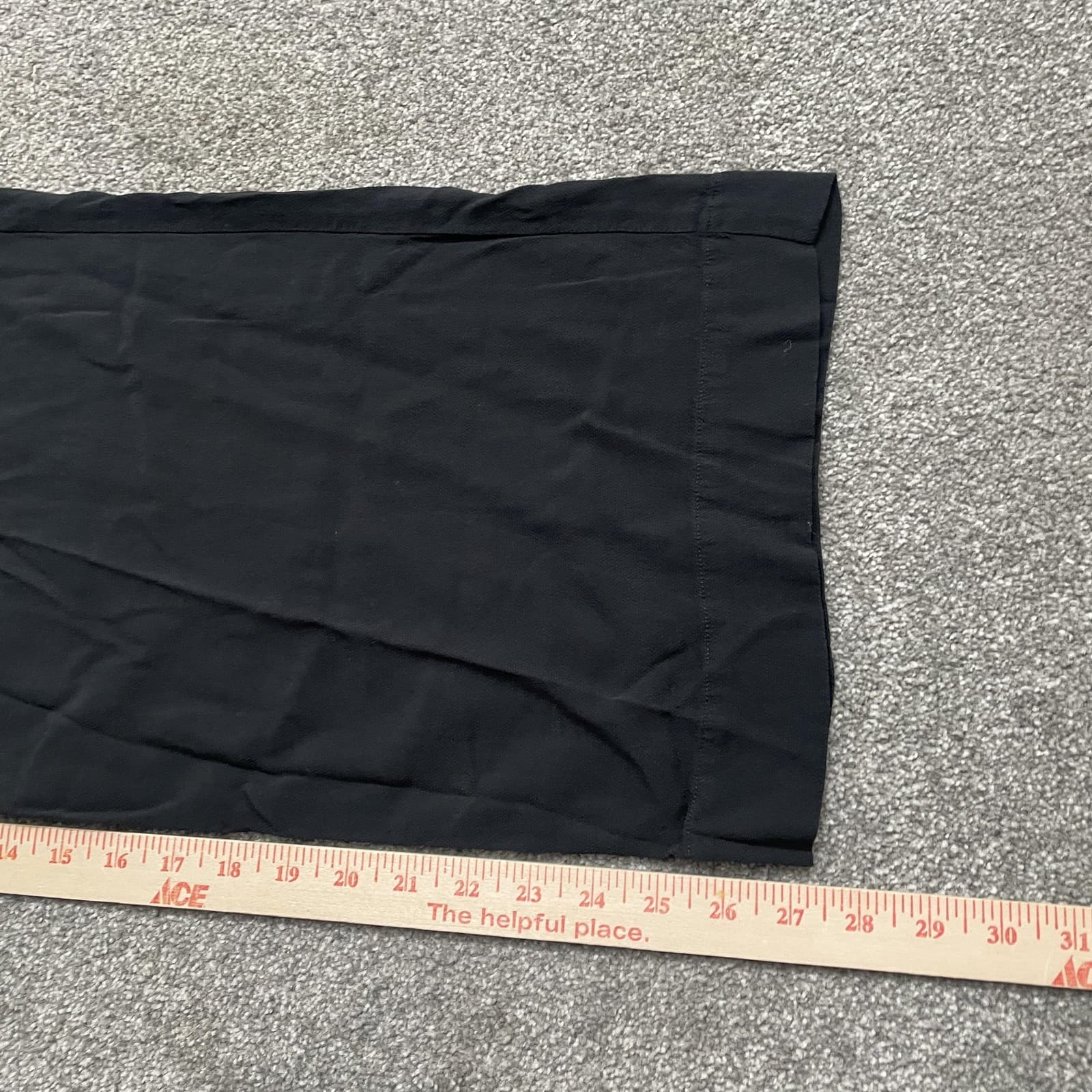Soft Surroundings Pants Womens 8 Black Wide Leg High Rise Elastic Waist Relaxed - Thumbnail 8