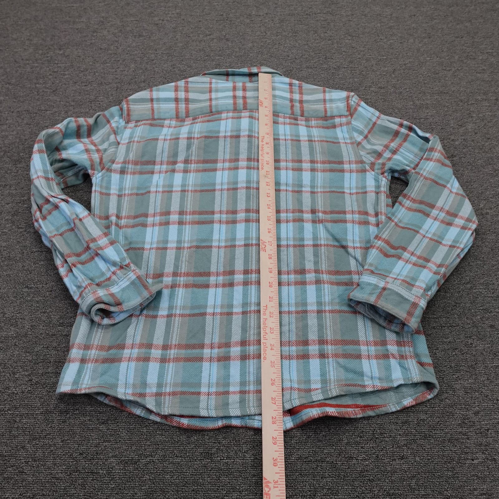 Cotopaxi Shirt Mens Large Green Blue Plaid Flannel Long Sleeve Button Up Casual - Thumbnail 6