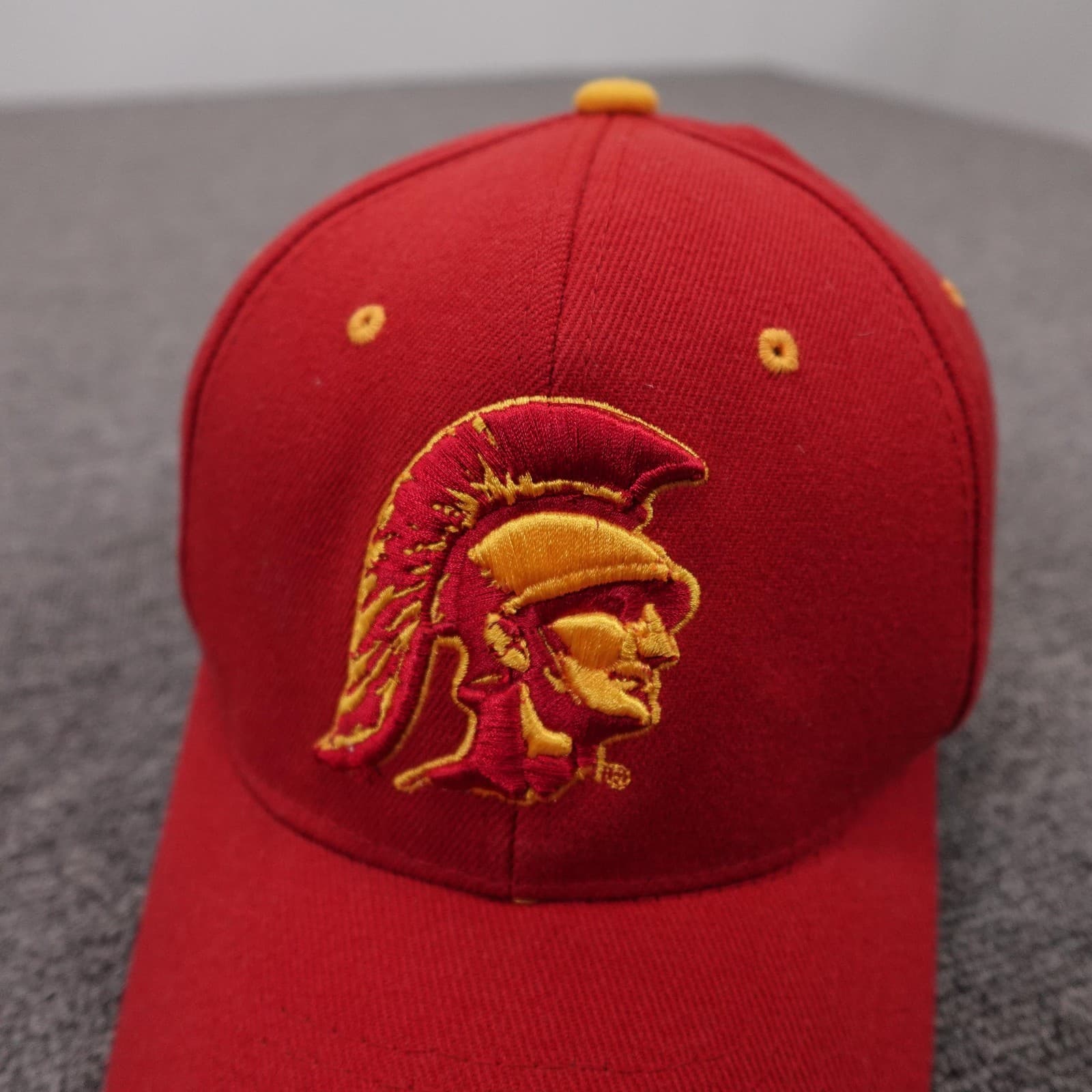USC Trojans Hat Cap Fitted Mens Large Red NCAA Football Zephyr Stretch Fit - Thumbnail 2