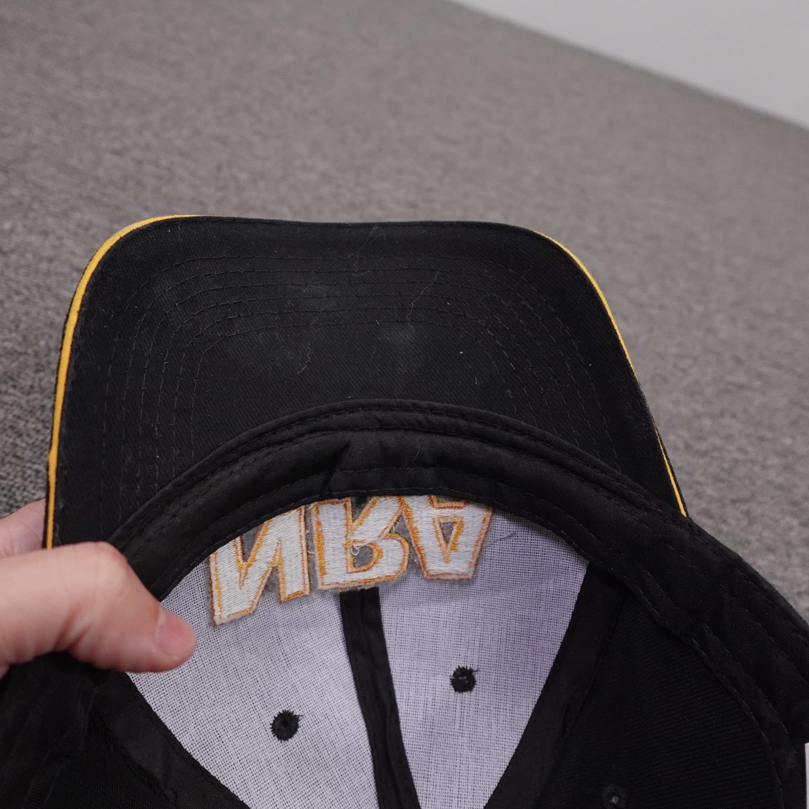 NRA Hat Cap Strap Back Mens One Size Black Twill Baseball USA Flag Patriotic - Thumbnail 6
