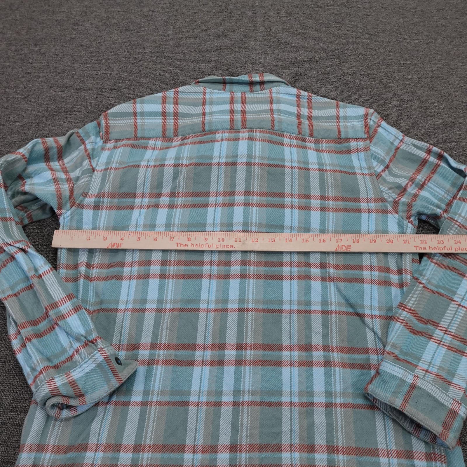 Cotopaxi Shirt Mens Large Green Blue Plaid Flannel Long Sleeve Button Up Casual - Thumbnail 5