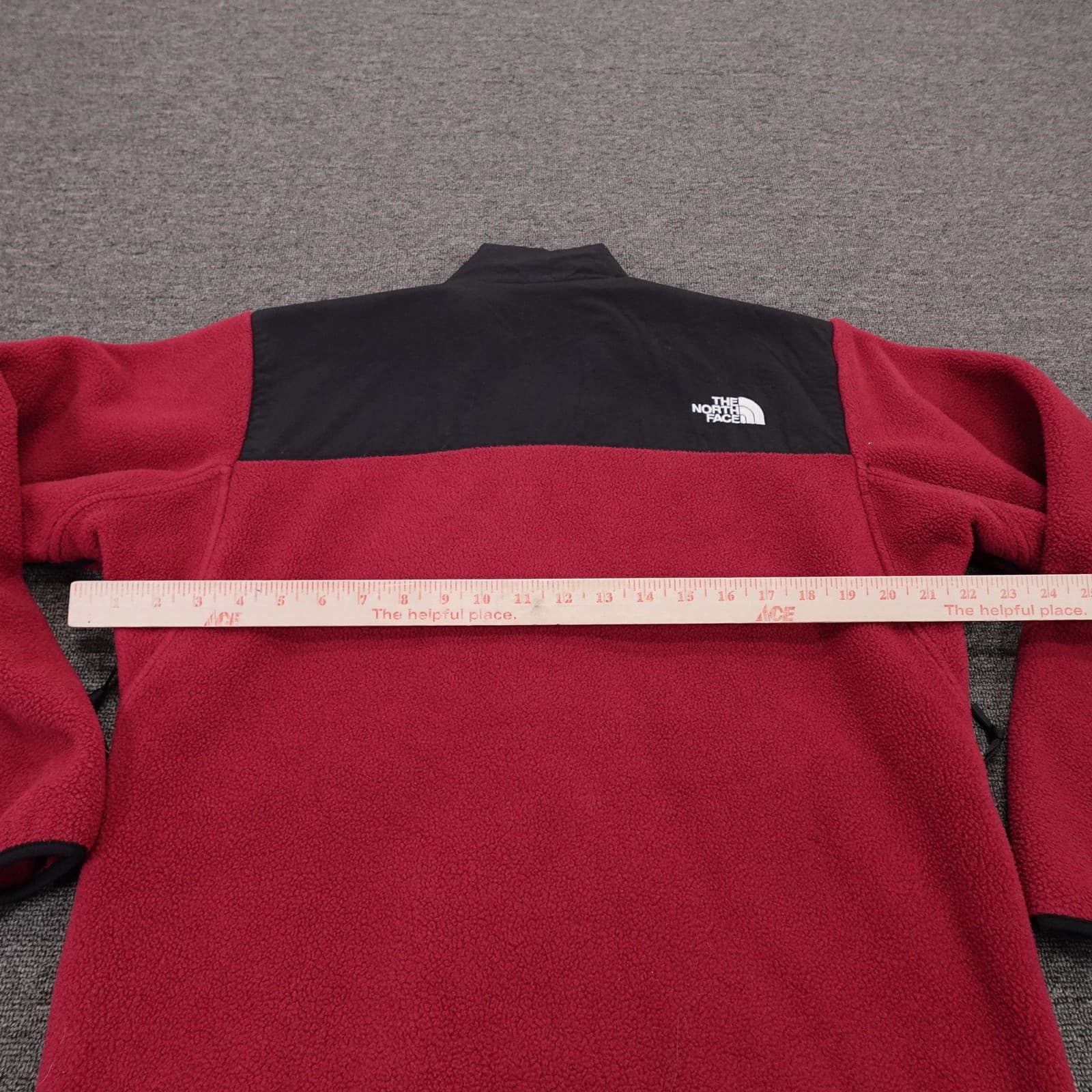The North Face Jacket Womens Small Red Black Polartec Fleece Full Zip Outdoor - Thumbnail 5