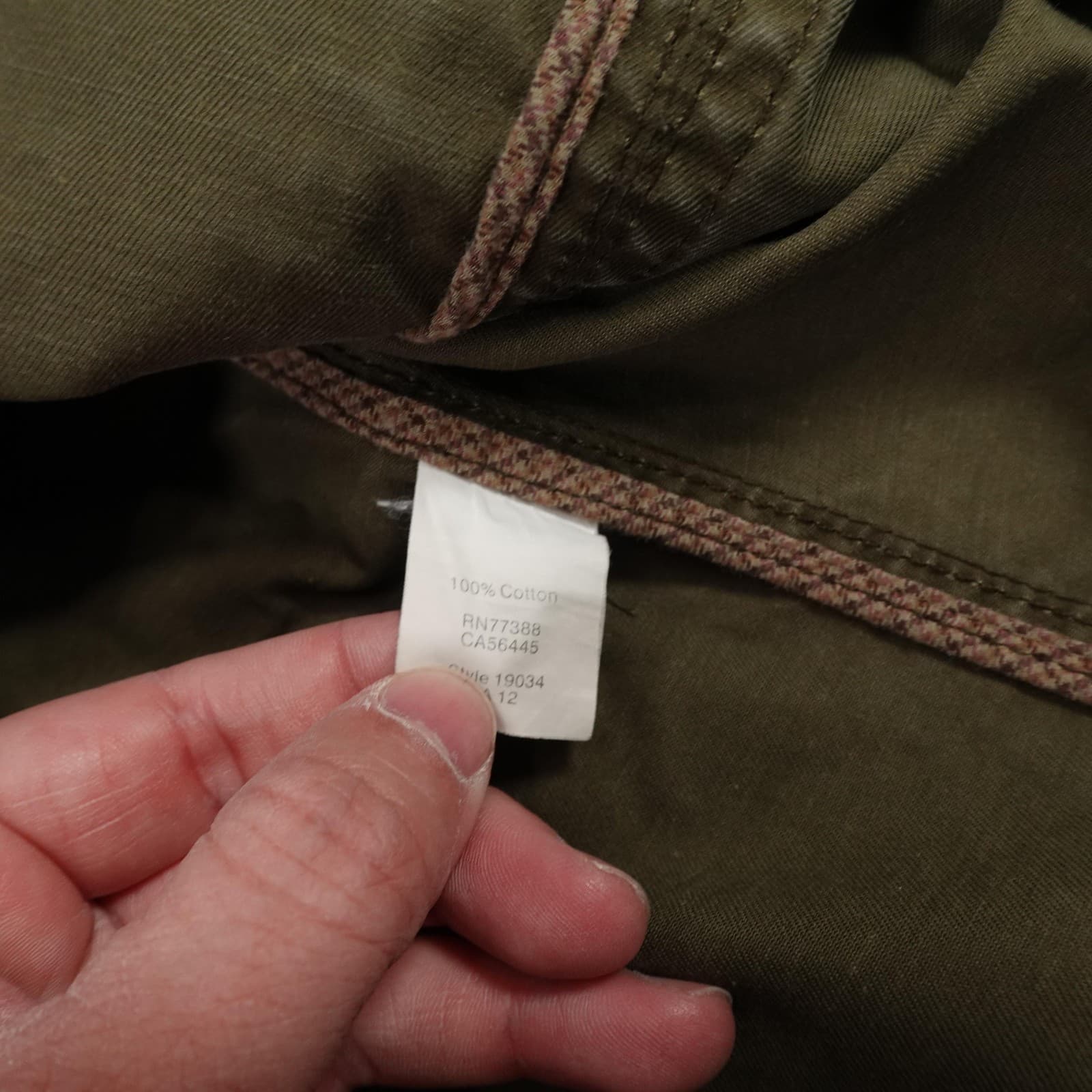 J Crew Jacket Womens XS Dark Green Utility Field Cotton Patina Pockets Snap - Thumbnail 10