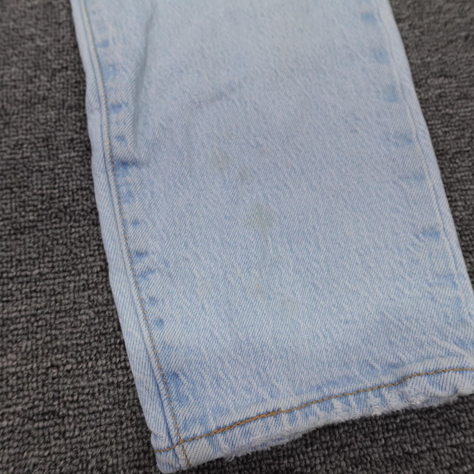 Levis Premium Wedgie Jeans Womens 28 Blue Light Wash High Rise Straight 28x28 - Thumbnail 2