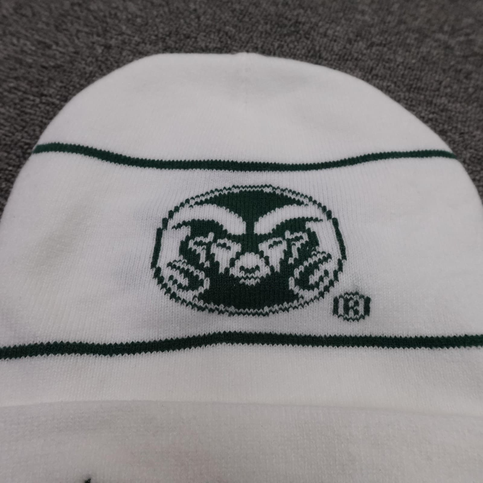 Colorado State Rams Hat Beanie Mens One Size White NCAA Football Knit CSU - Thumbnail 2