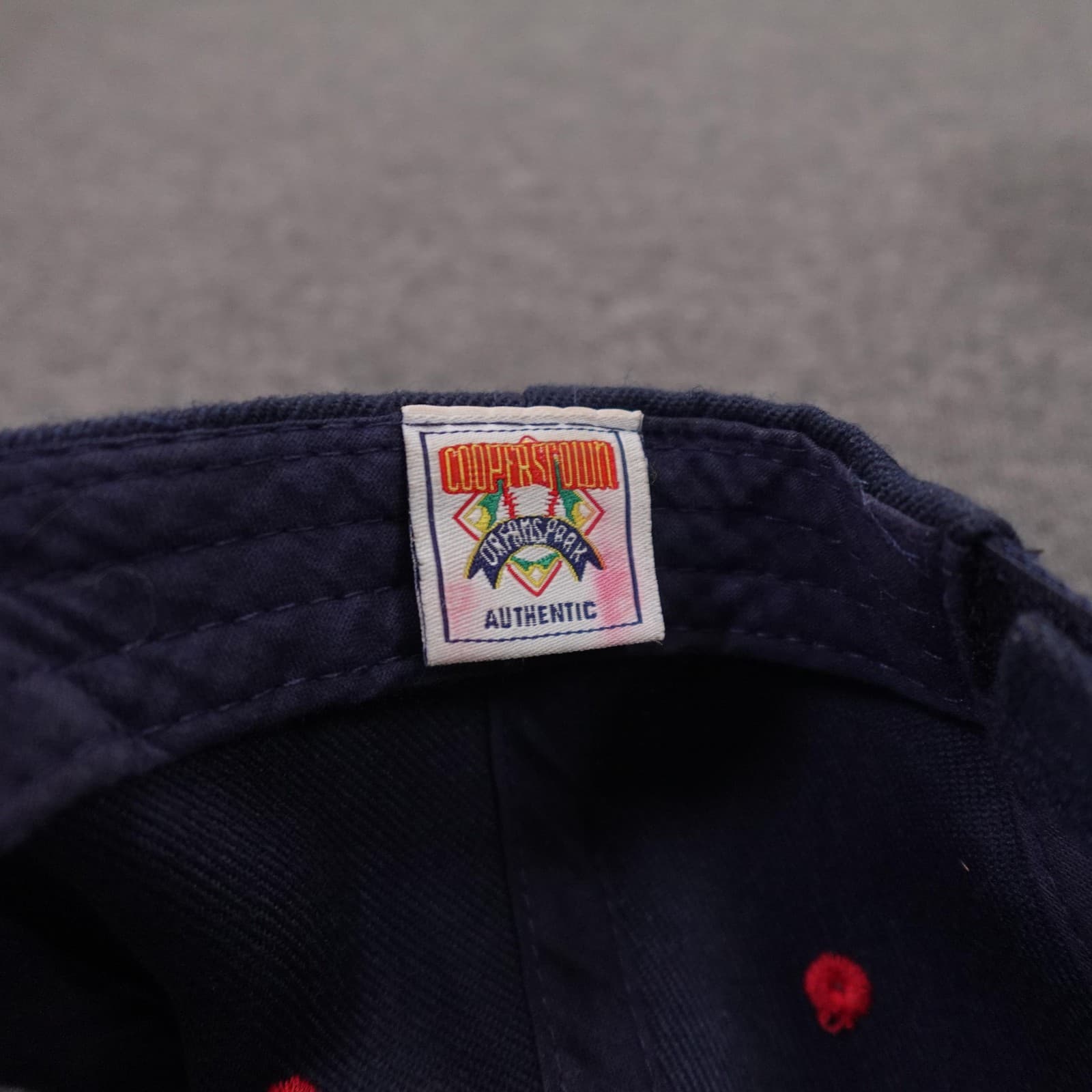 Cooperstown Dreams Park Hat Cap Strap Back Mens One Size Blue Baseball Authentic - Thumbnail 7