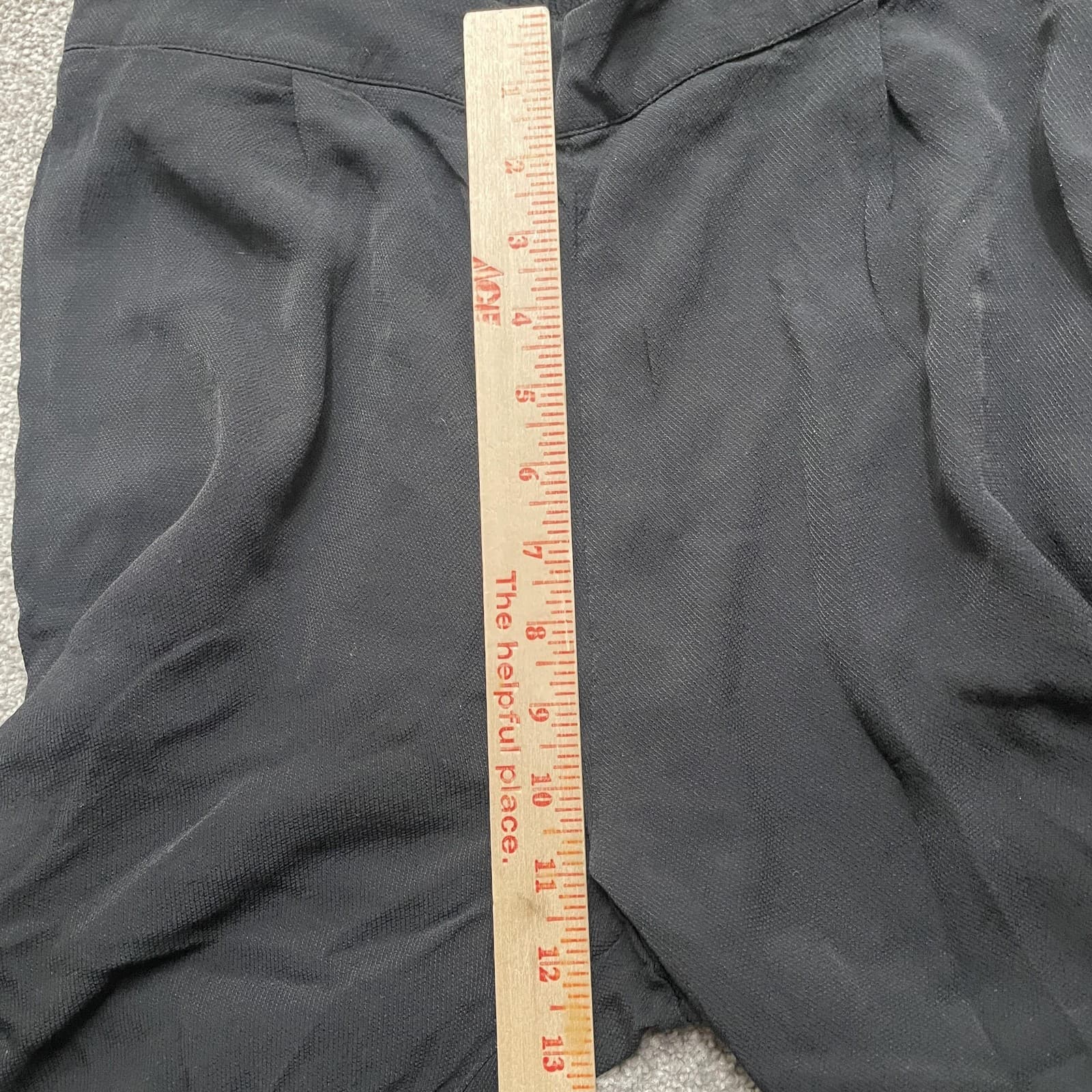 Soft Surroundings Pants Womens 8 Black Wide Leg High Rise Elastic Waist Relaxed - Thumbnail 7