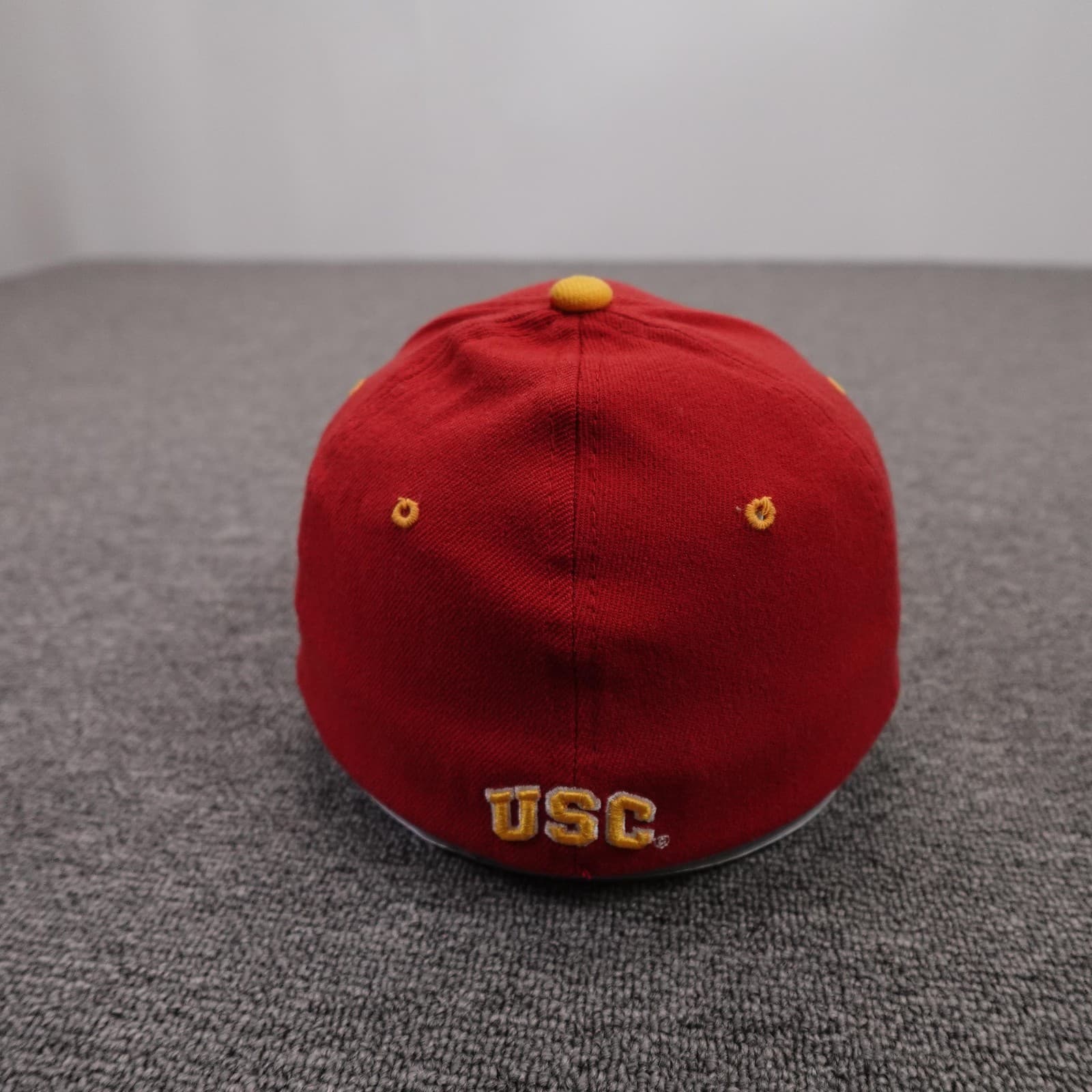 USC Trojans Hat Cap Fitted Mens Large Red NCAA Football Zephyr Stretch Fit - Thumbnail 4