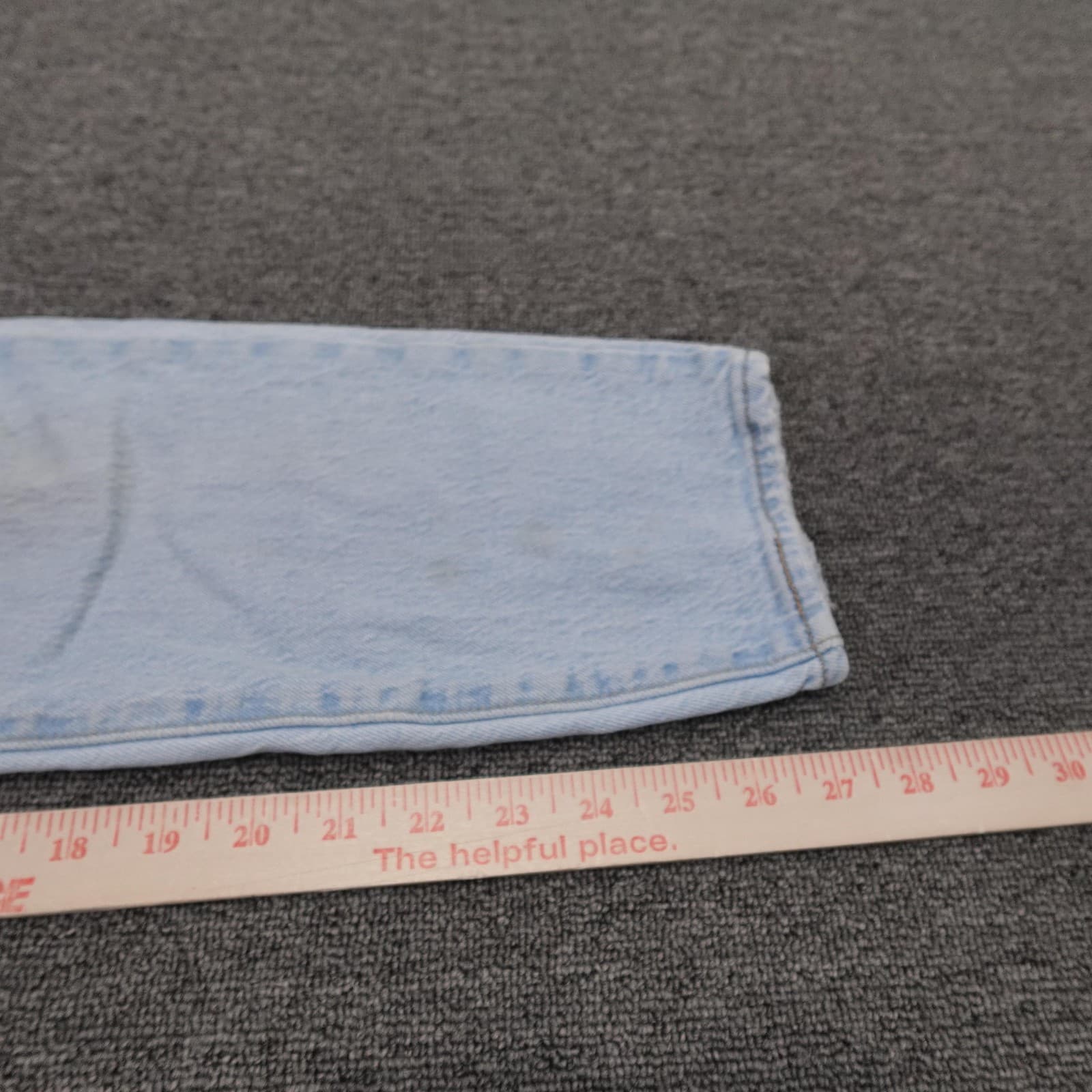 Levis Premium Wedgie Jeans Womens 28 Blue Light Wash High Rise Straight 28x28 - Thumbnail 15