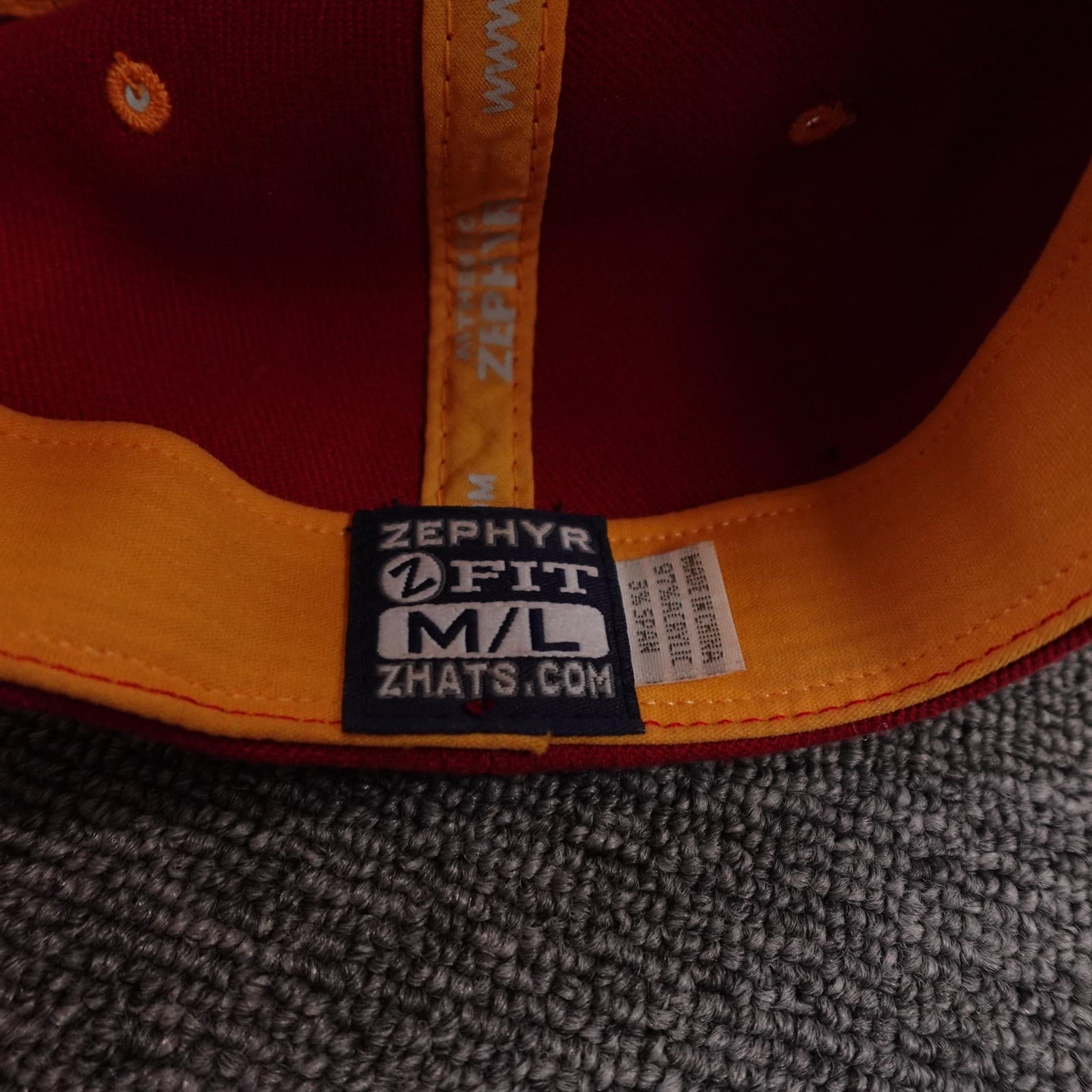 USC Trojans Hat Cap Fitted Mens Large Red NCAA Football Zephyr Stretch Fit - Thumbnail 7