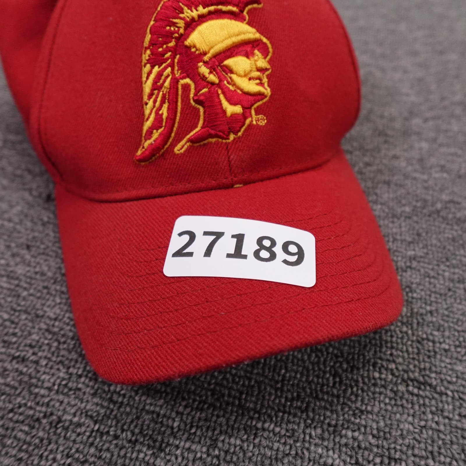 USC Trojans Hat Cap Fitted Mens Large Red NCAA Football Zephyr Stretch Fit - Thumbnail 9