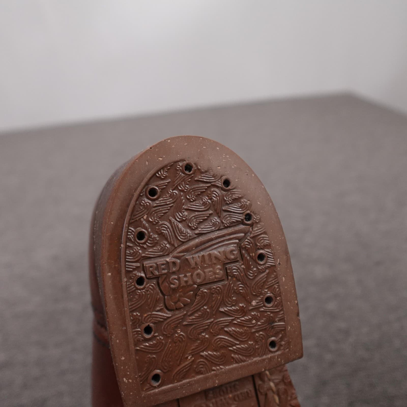 Vintage Red Wing Leather Boots 7 B Brown Pecos 1155 Western 80s 11 in USA - Thumbnail 20