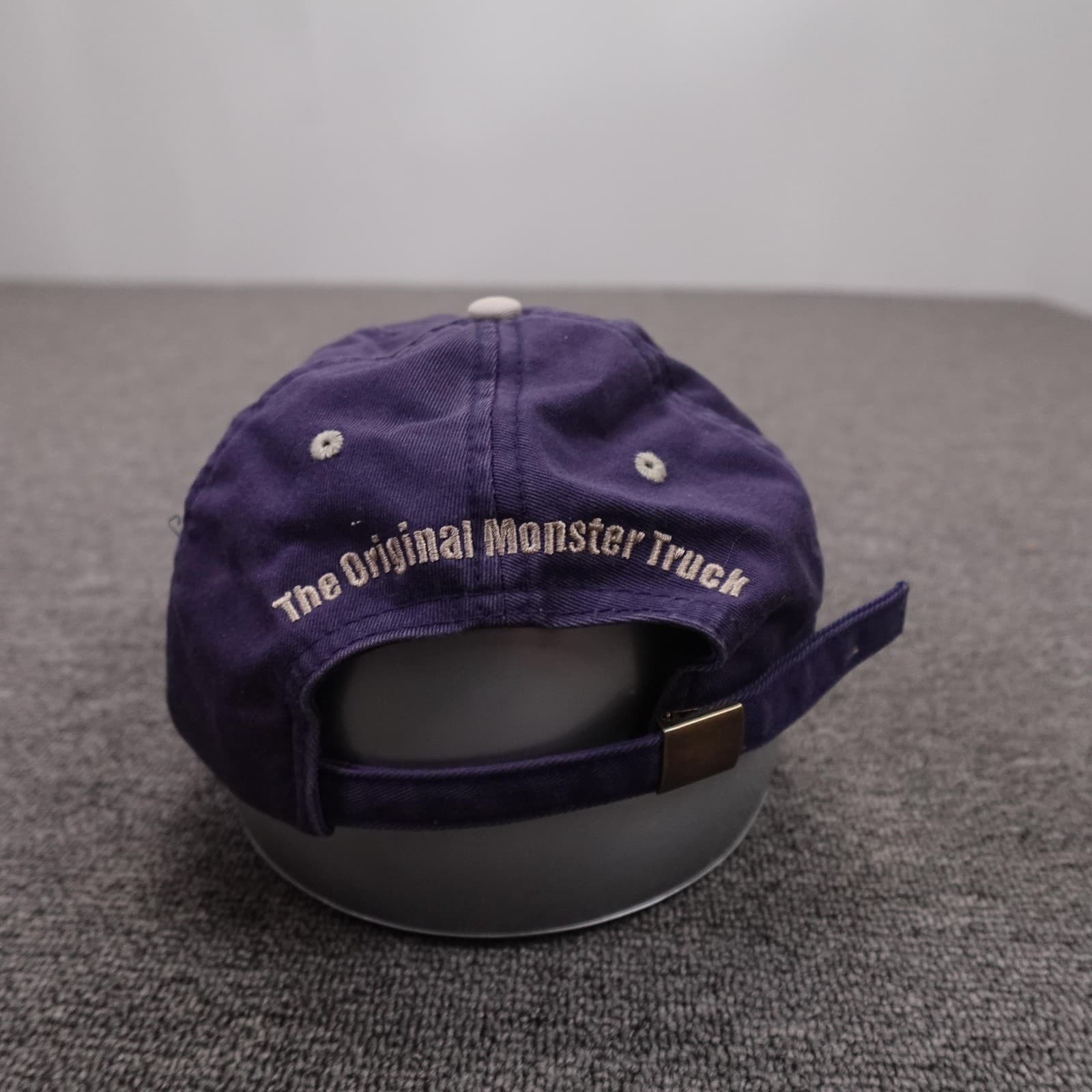 Bigfoot Racing Hat Cap Strap Back Mens One Size Purple Monster Truck Signed - Thumbnail 5