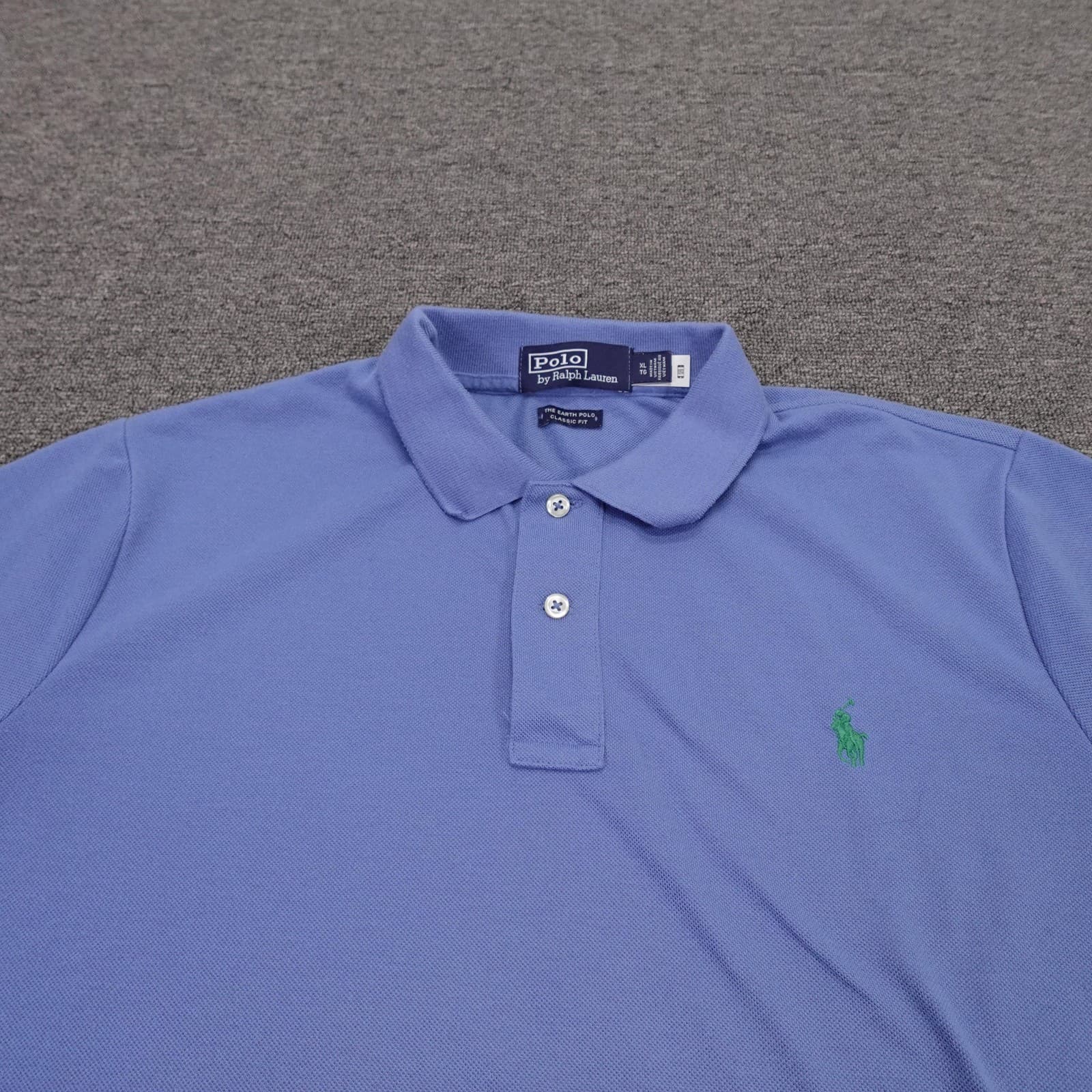 Polo By Ralph Lauren Polo Shirt Youth XL Blue Earth Pony Logo Short Sleeve - Thumbnail 2