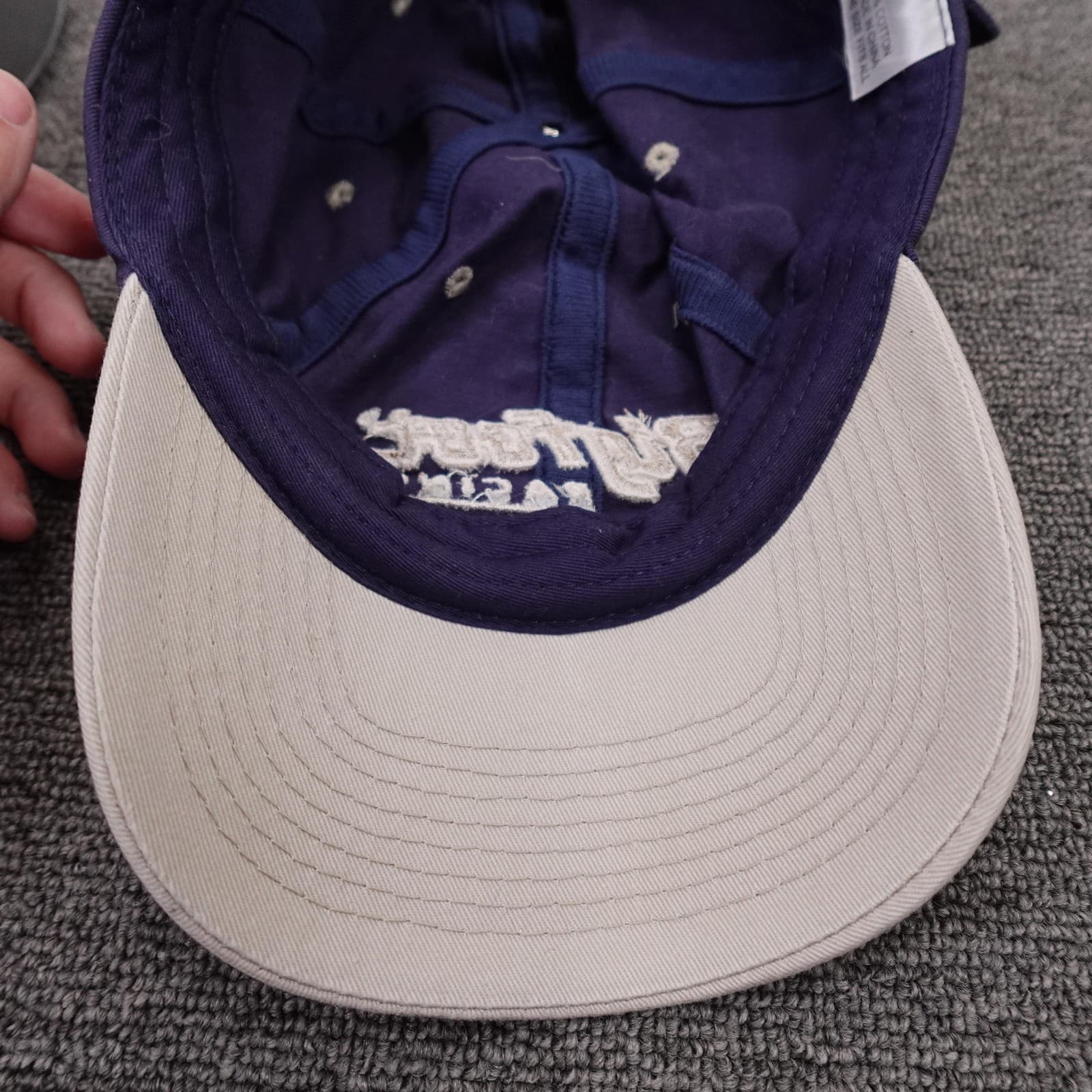 Bigfoot Racing Hat Cap Strap Back Mens One Size Purple Monster Truck Signed - Thumbnail 8