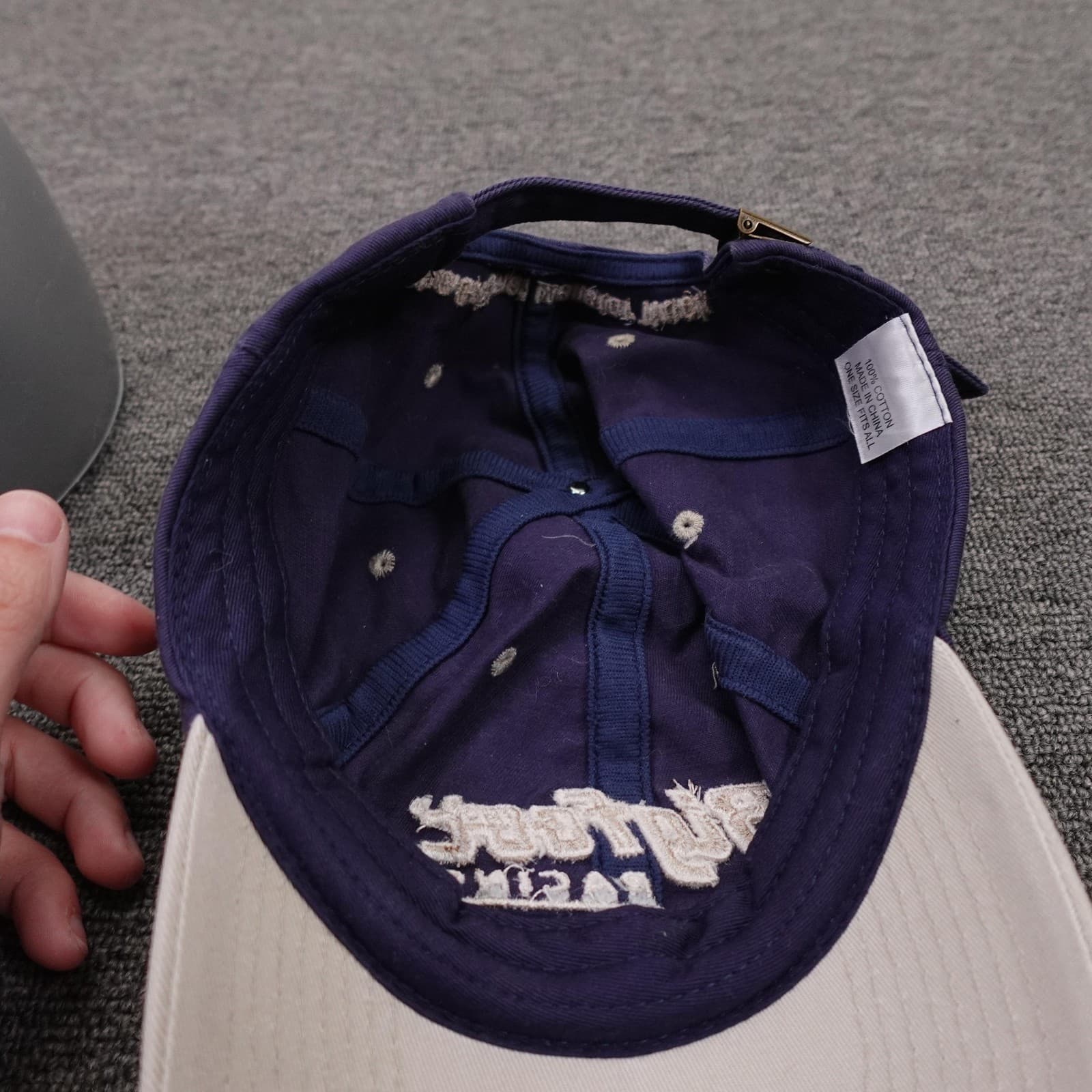 Bigfoot Racing Hat Cap Strap Back Mens One Size Purple Monster Truck Signed - Thumbnail 7
