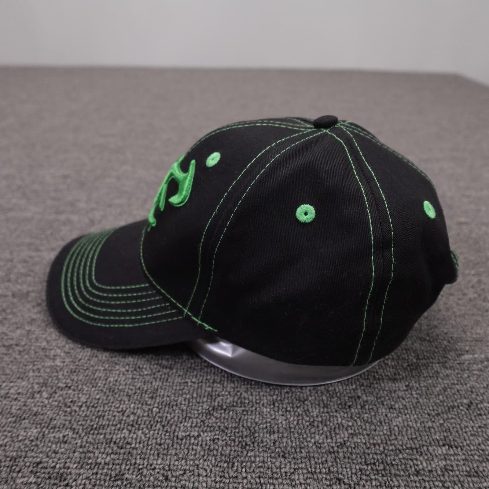 True Timber Camo Hat Cap Strap Back Mens One Size Black Twill Hunting Outdoor - Thumbnail 3