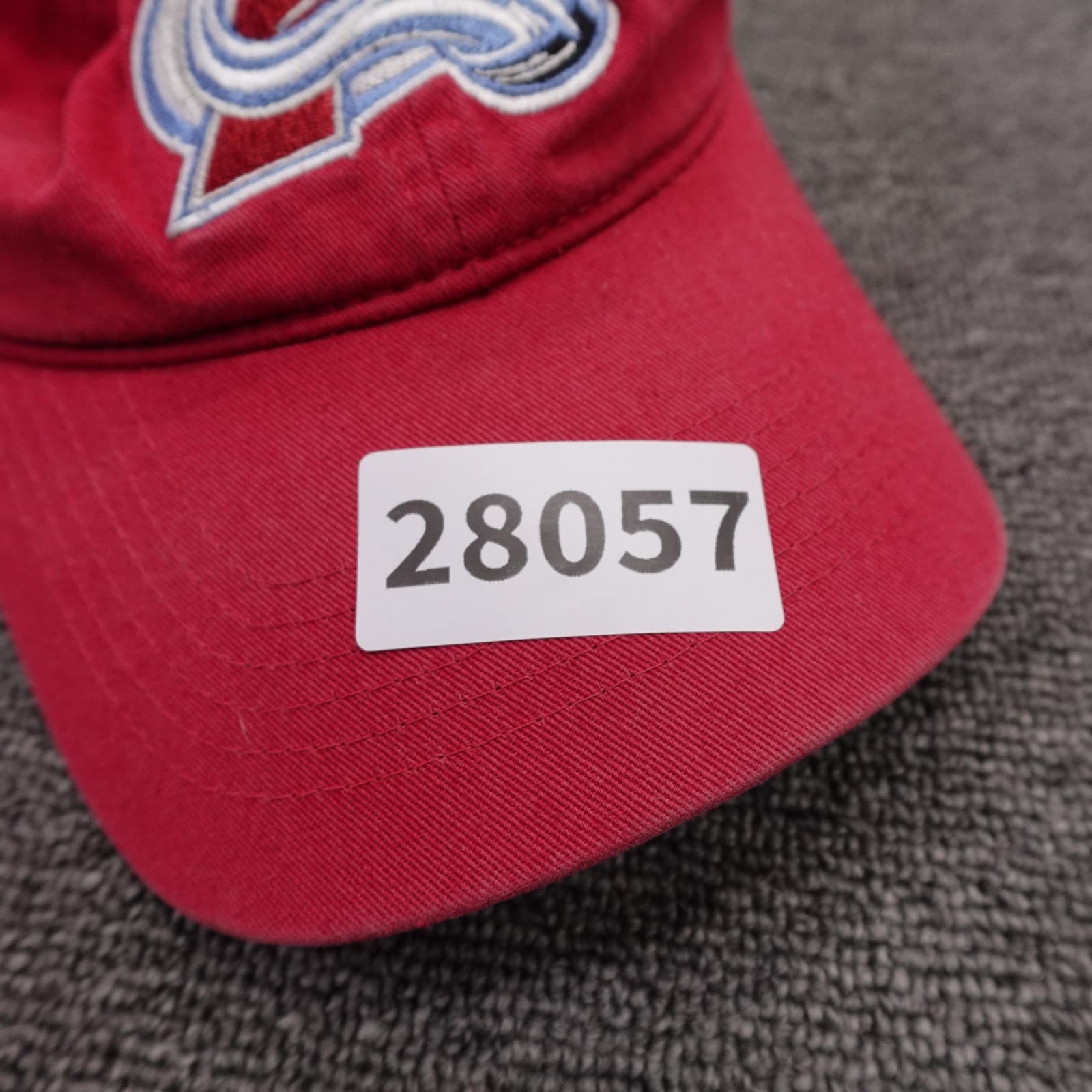 Colorado Avalanche Hat Cap Strap Back Mens One Size Dad Hat Red NHL Hockey - Thumbnail 8