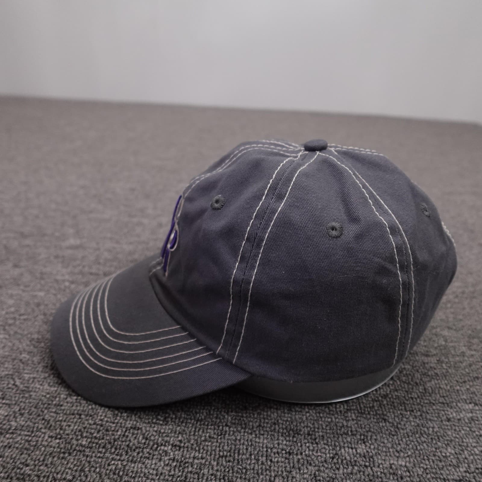 Colorado Rockies Hat Cap Strap Back Mens One Size Gray MLB Baseball BDA - Thumbnail 3