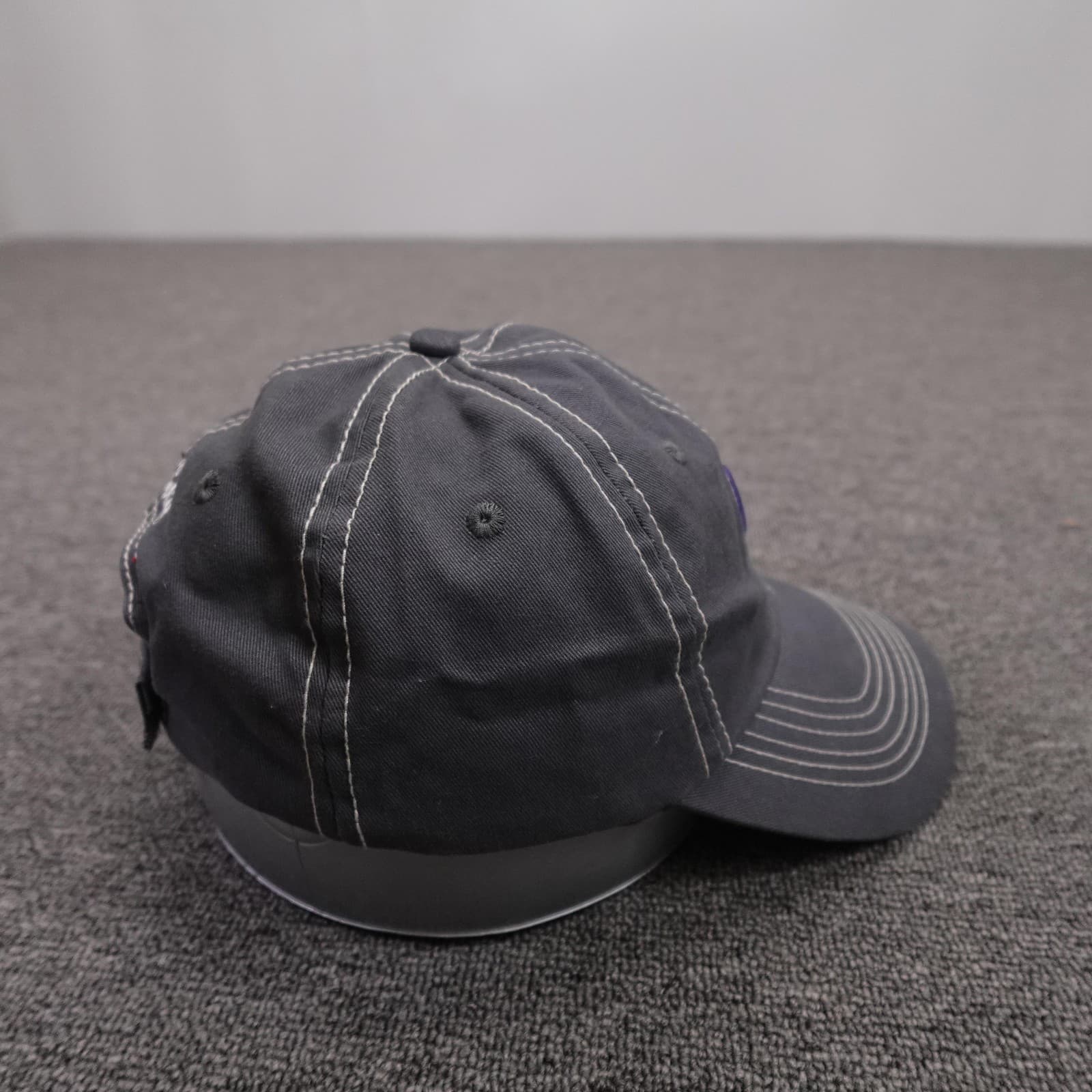 Colorado Rockies Hat Cap Strap Back Mens One Size Gray MLB Baseball BDA - Thumbnail 5