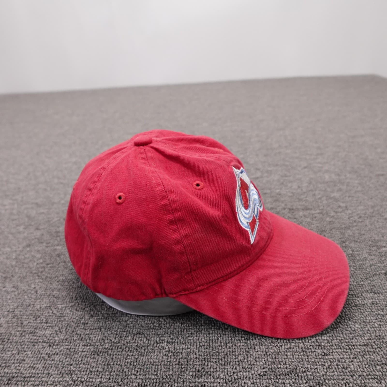 Colorado Avalanche Hat Cap Strap Back Mens One Size Dad Hat Red NHL Hockey - Thumbnail 5