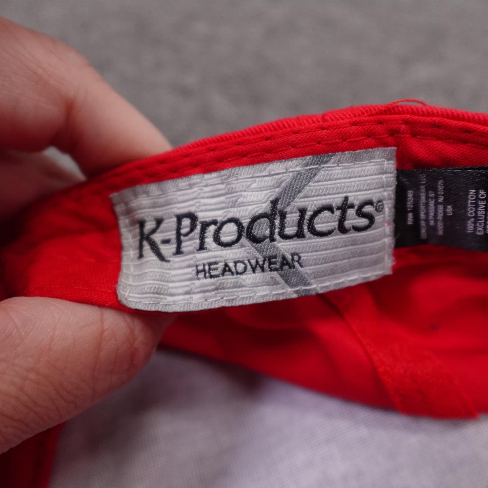 Budweiser K-Products Hat Cap Strap Back Mens One Size Red Navy Baseball Beer - Thumbnail 7