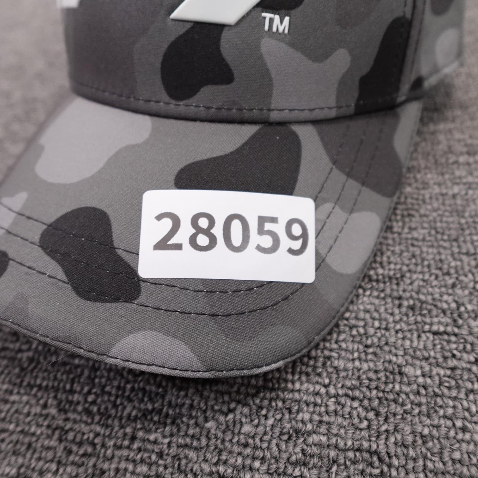 Formula 1 Hat Cap Strap Back Mens One Size Gray Camo F1 Logo Racing Stichd - Thumbnail 9