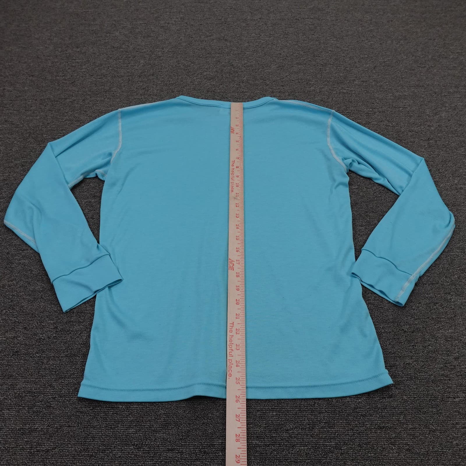 Vintage Patagonia Capilene Shirt Mens Large Blue Long Sleeve Hiking Made In USA - Thumbnail 8