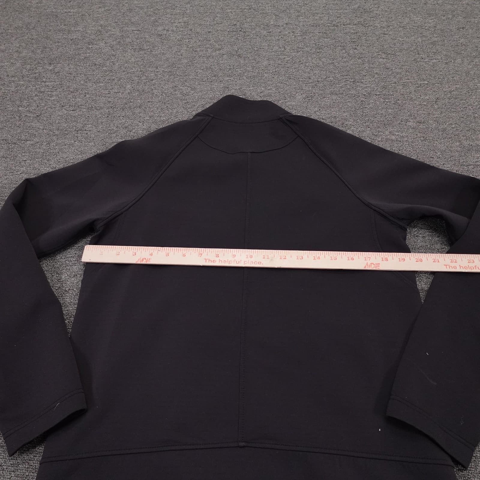 Lululemon Going Places Jacket Womens 8 Black Heavyweight Knit Full Zip Travel - Thumbnail 7