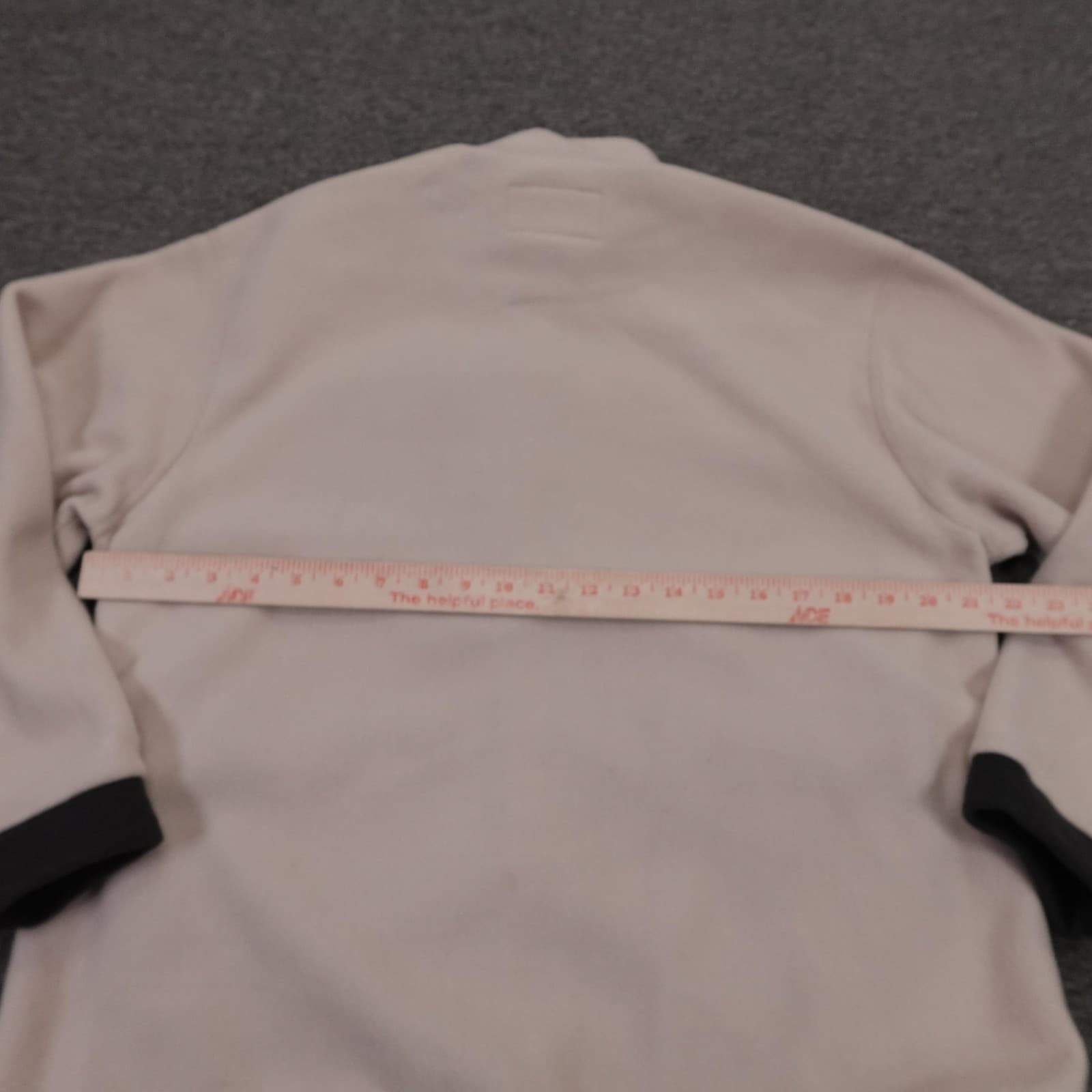 REI Jacket Womens Medium White Fleece Full Zip Stand Collar Outdoor Pockets - Thumbnail 5