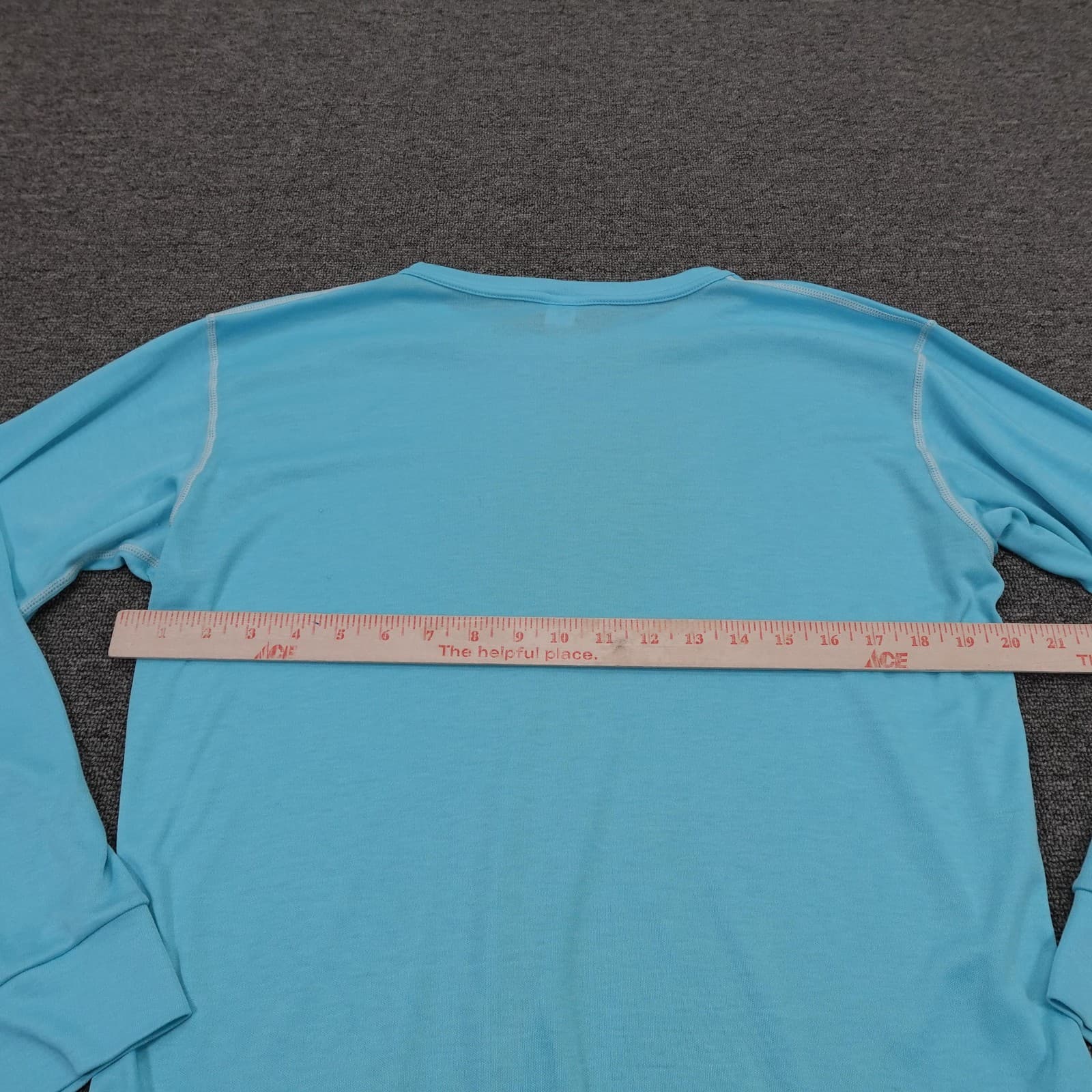 Vintage Patagonia Capilene Shirt Mens Large Blue Long Sleeve Hiking Made In USA - Thumbnail 7