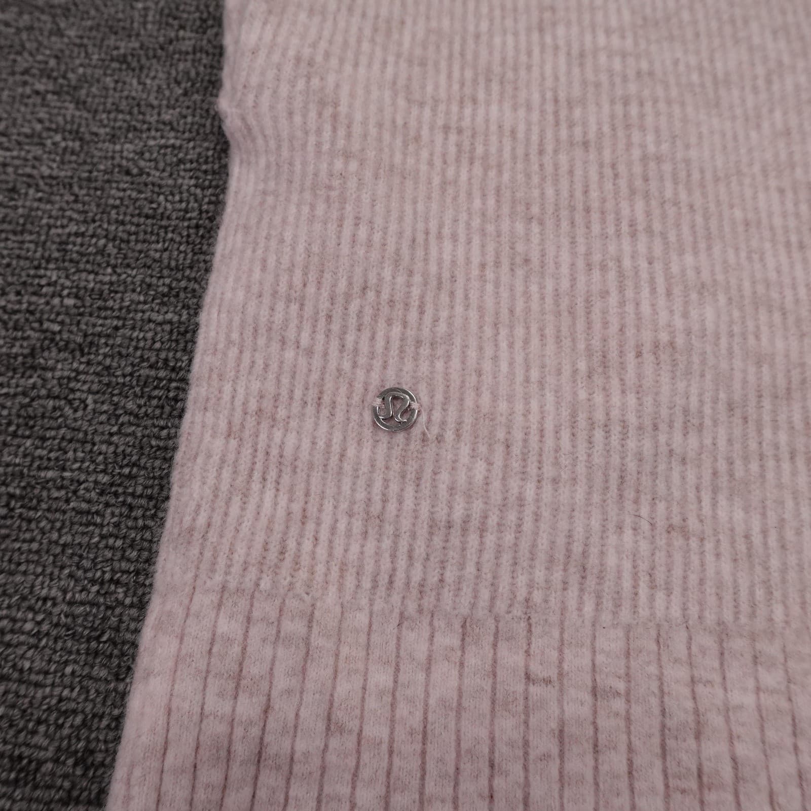 Lululemon Sweater Womens 6 Pink Cashmere Blend Ribbed Crewneck Tunic Pockets - Thumbnail 5