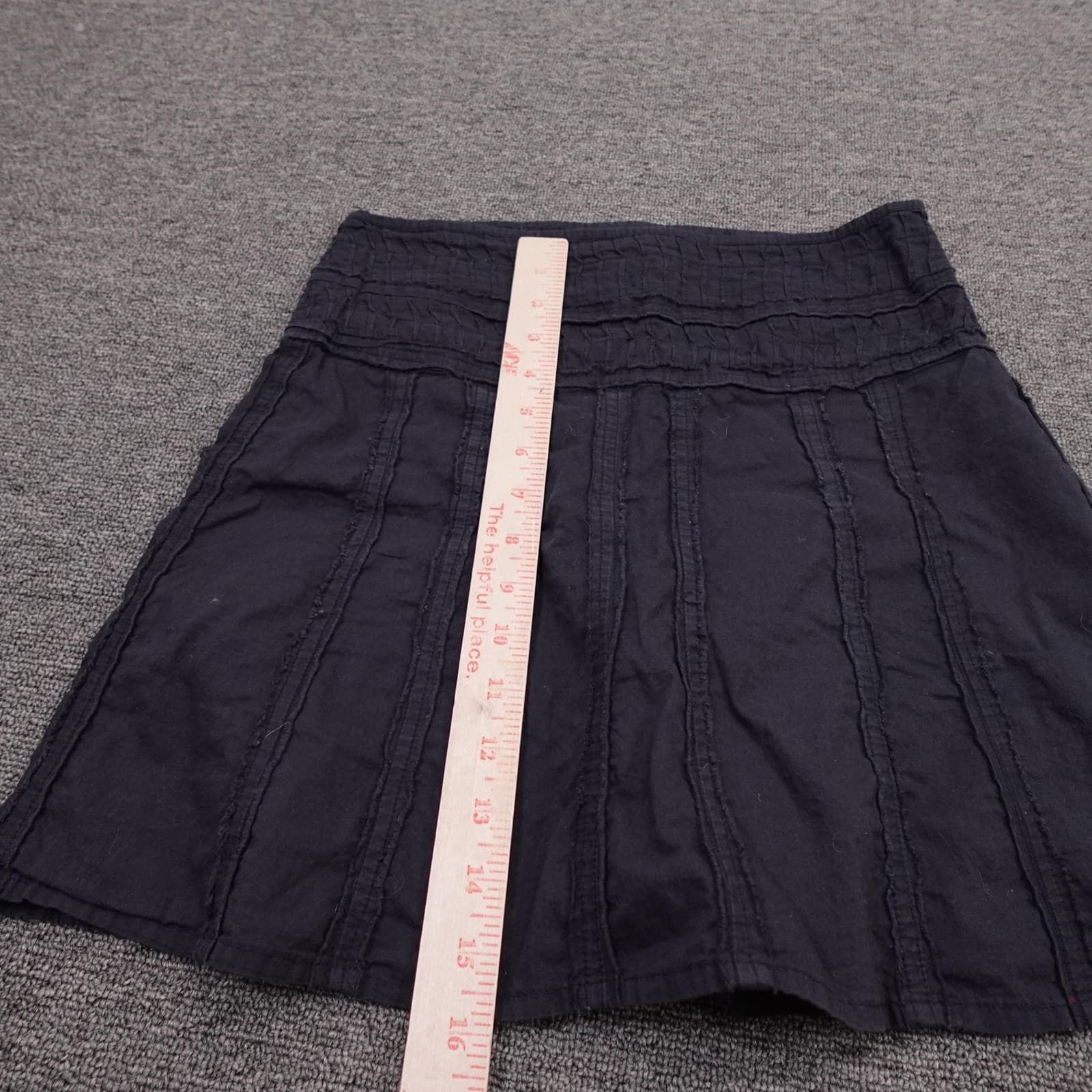PrAna Skirt Womens 0 Blue A-Line Short Elastic Waist Casual Lightweight Summer - Thumbnail 5