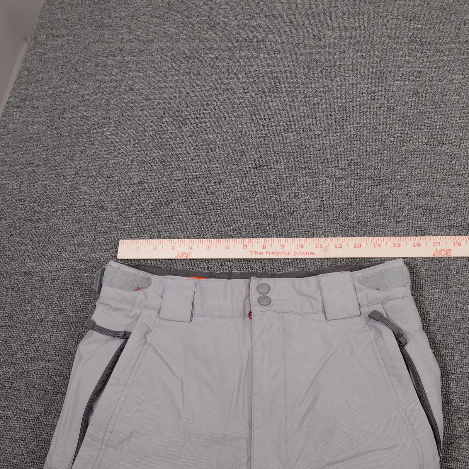 K2 Snow Pants Mens Medium Gray Insulated Waterproof Ski Snowboard Cargo - Thumbnail 9