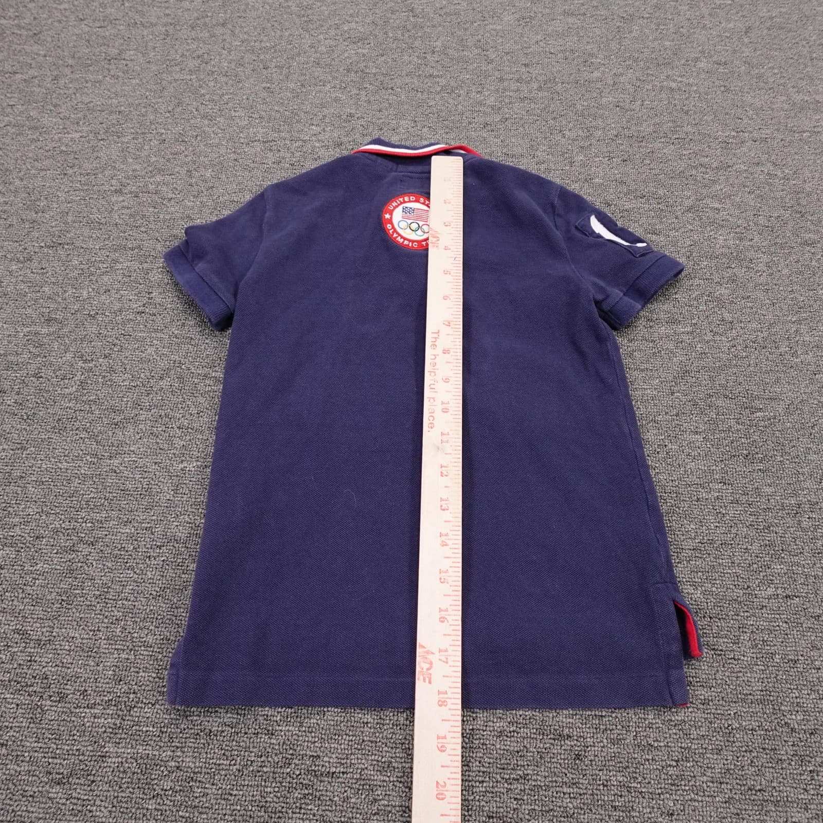United States Olympic Team Shirt Boys 7 Blue London 2012 Polo Ralph Lauren USA - Thumbnail 6