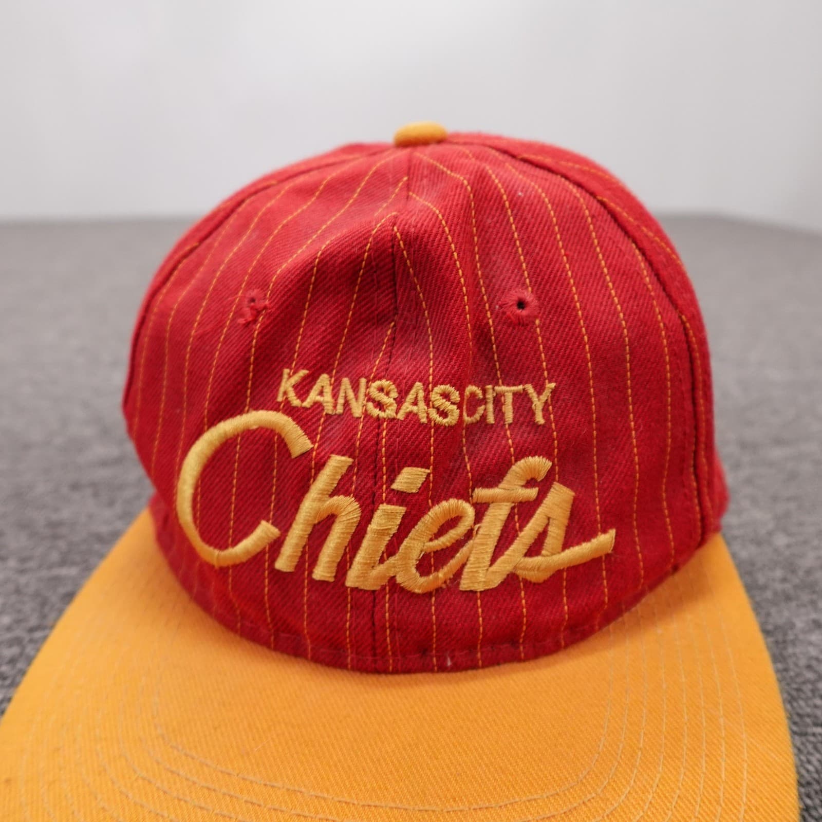 Vintage Kansas City Chiefs Hat Cap Snap Back One Size NFL Sports Specialties - Thumbnail 2