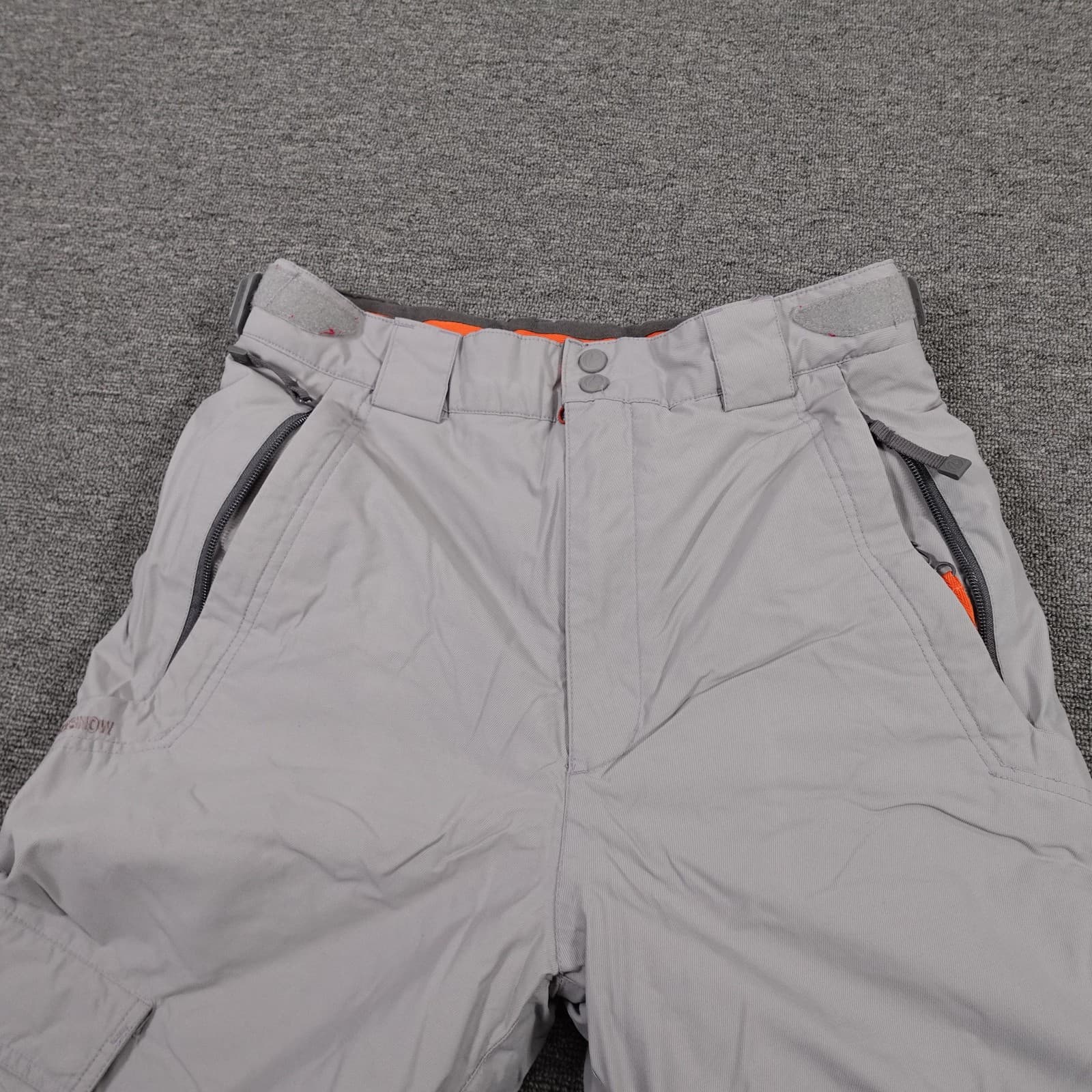 K2 Snow Pants Mens Medium Gray Insulated Waterproof Ski Snowboard Cargo - Thumbnail 4