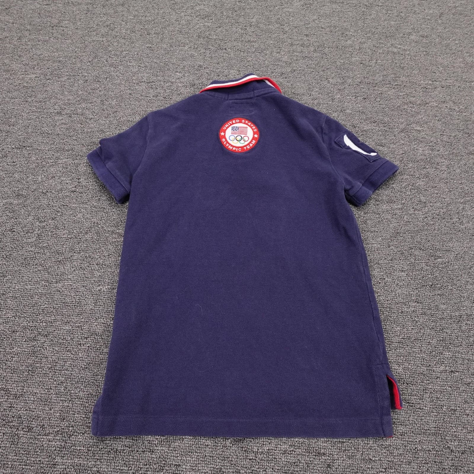 United States Olympic Team Shirt Boys 7 Blue London 2012 Polo Ralph Lauren USA - Thumbnail 4