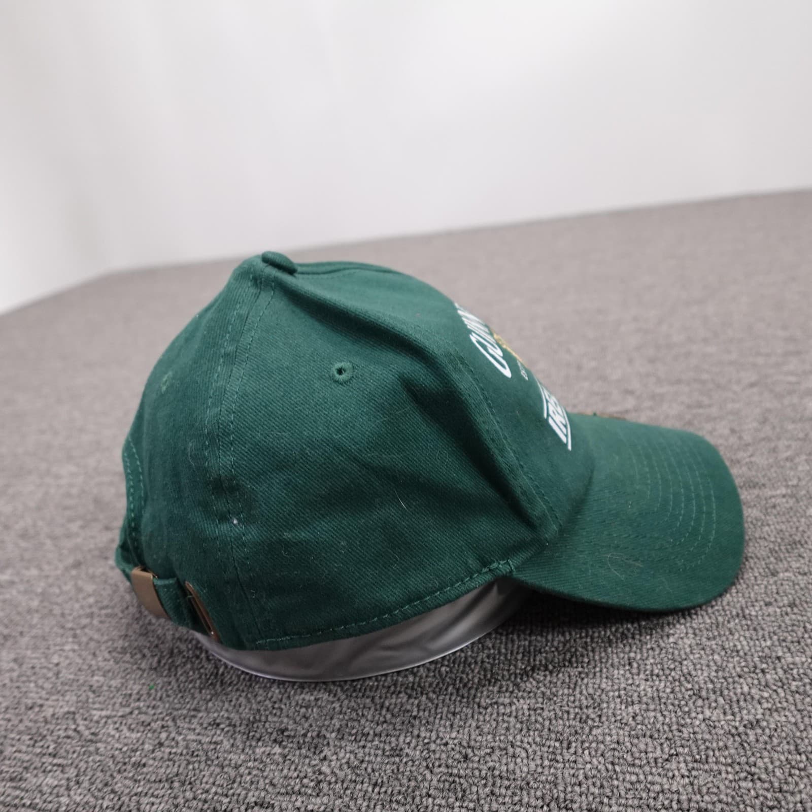 Guinness Hat Cap Strap Back Mens 7 3/8 Green Twill Baseball Ireland Beer Opener - Thumbnail 6