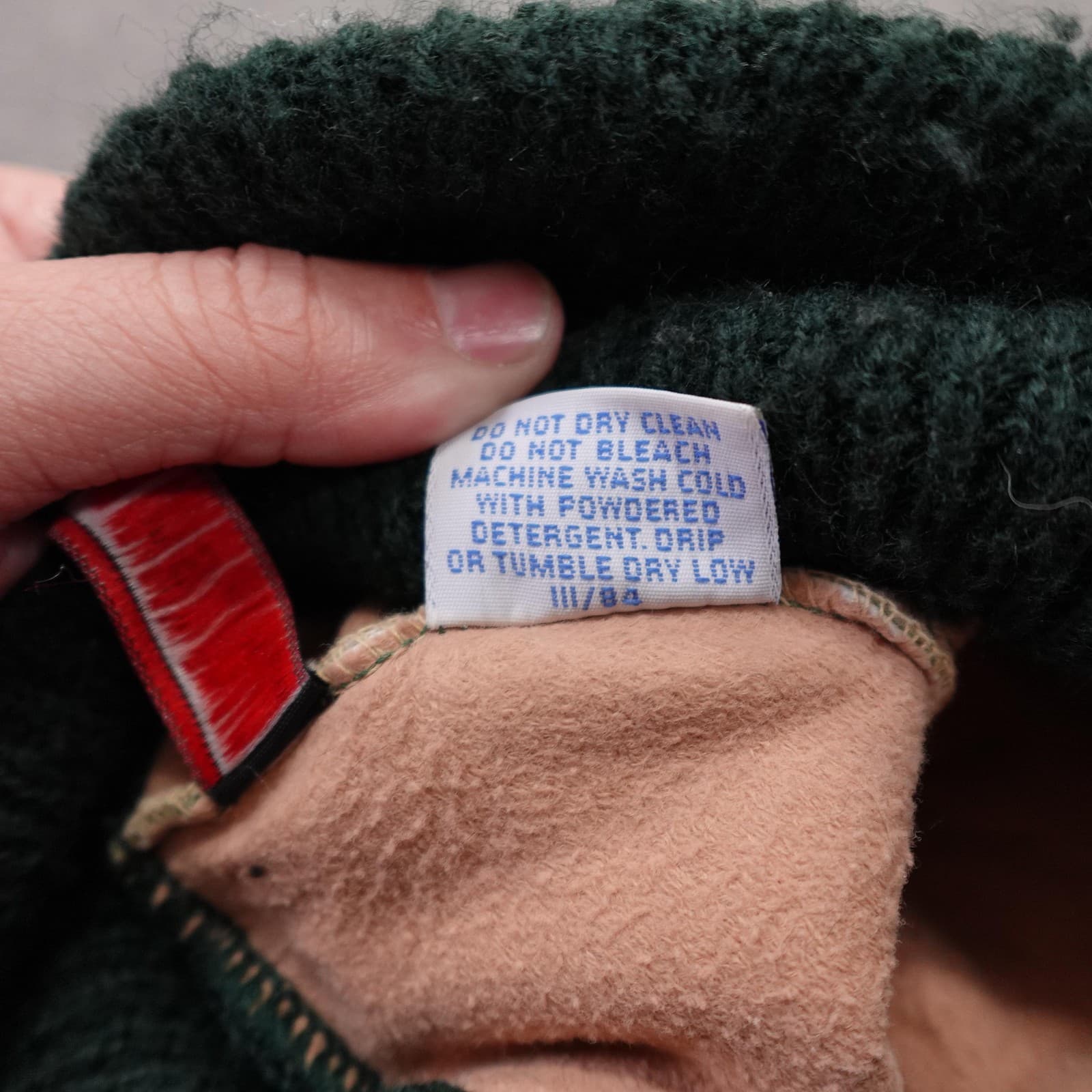 Vintage Camo Hat Beanie Fitted Mens One Size Green Gore-Tex Thinsulate 80s - Thumbnail 8