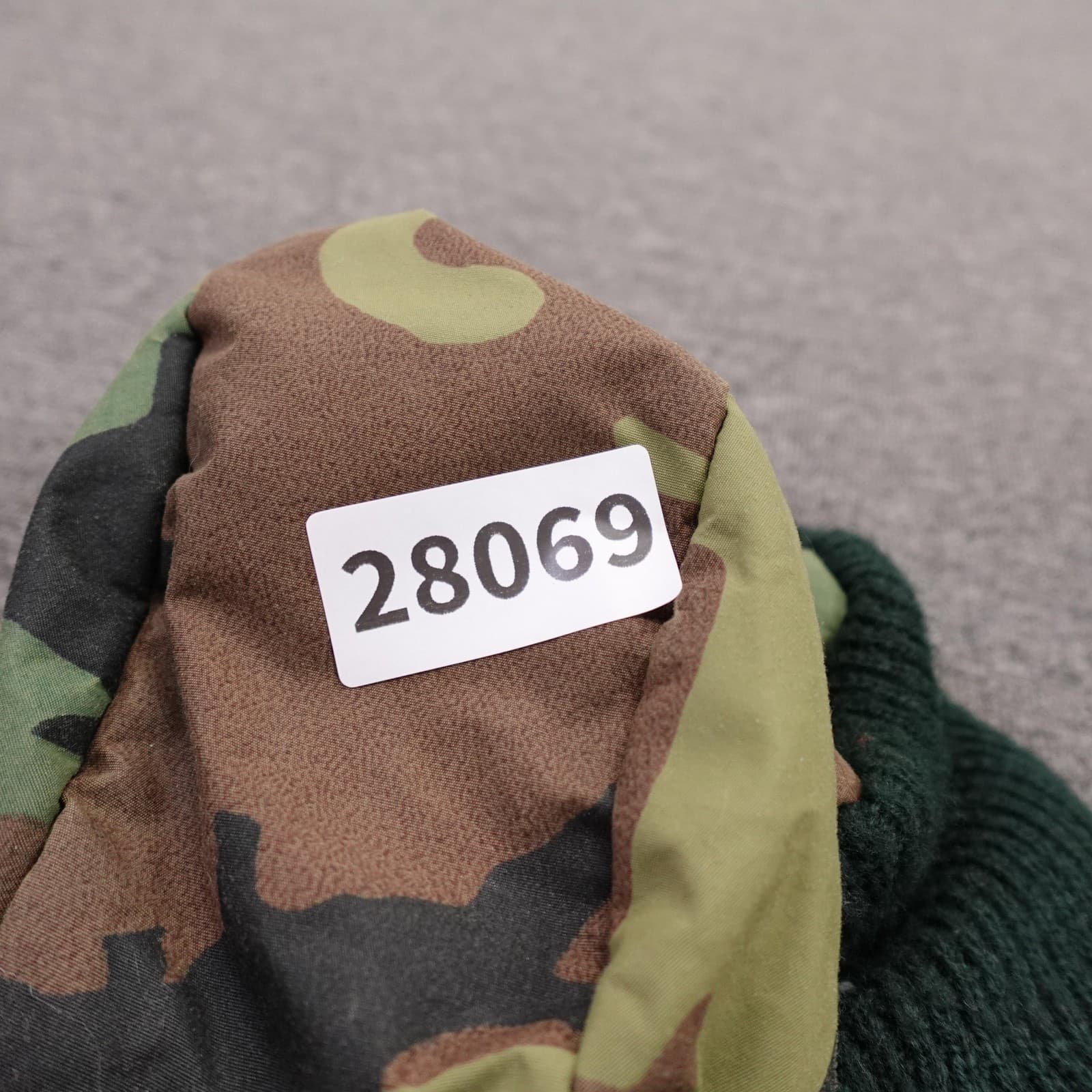 Vintage Camo Hat Beanie Fitted Mens One Size Green Gore-Tex Thinsulate 80s - Thumbnail 10
