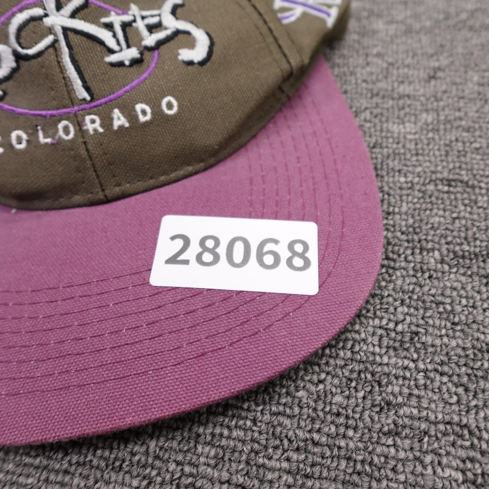 Vintage Colorado Rockies Hat Cap Snap Back One Size Purple MLB Baseball Logo 7 - Thumbnail 10