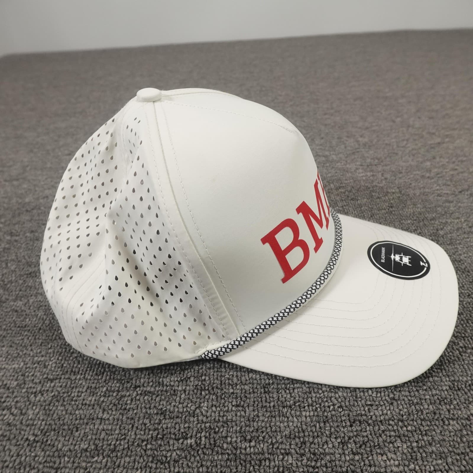 Blackhawk BMFP Hat Cap Snap Back Mens One Size White Perforated Rope Trucker - Thumbnail 6