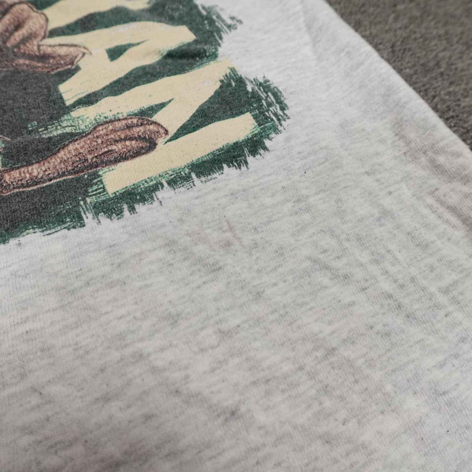 Vintage Tasmanian Devil Shirt XL Gray Taz Looney Tunes Single Stitch USA 90s - Thumbnail 3