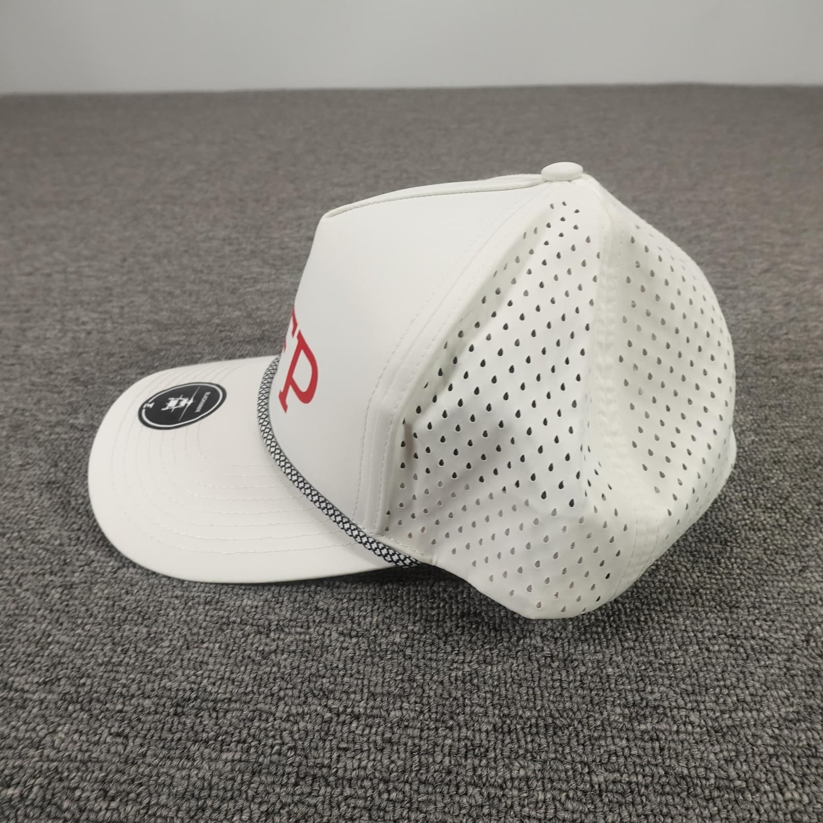 Blackhawk BMFP Hat Cap Snap Back Mens One Size White Perforated Rope Trucker - Thumbnail 4