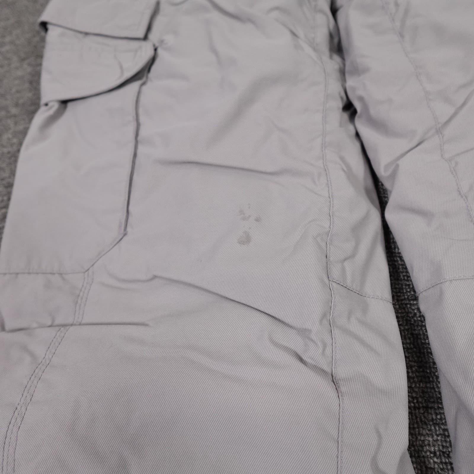 K2 Snow Pants Mens Medium Gray Insulated Waterproof Ski Snowboard Cargo - Thumbnail 2