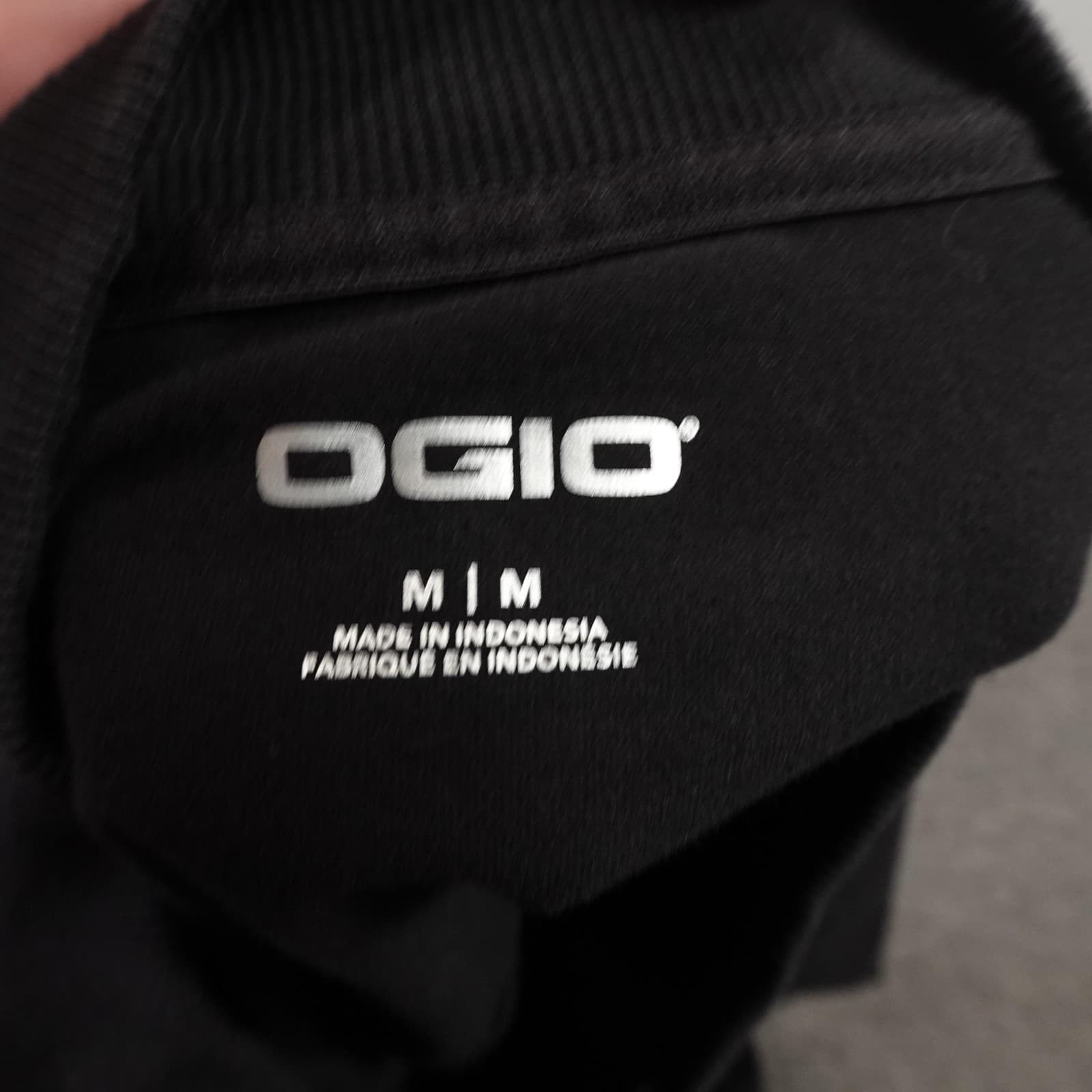 Ogio Jacket Mens Medium Black Full Zip Bomber TrueCar Logo Cotton Stretch - Thumbnail 9