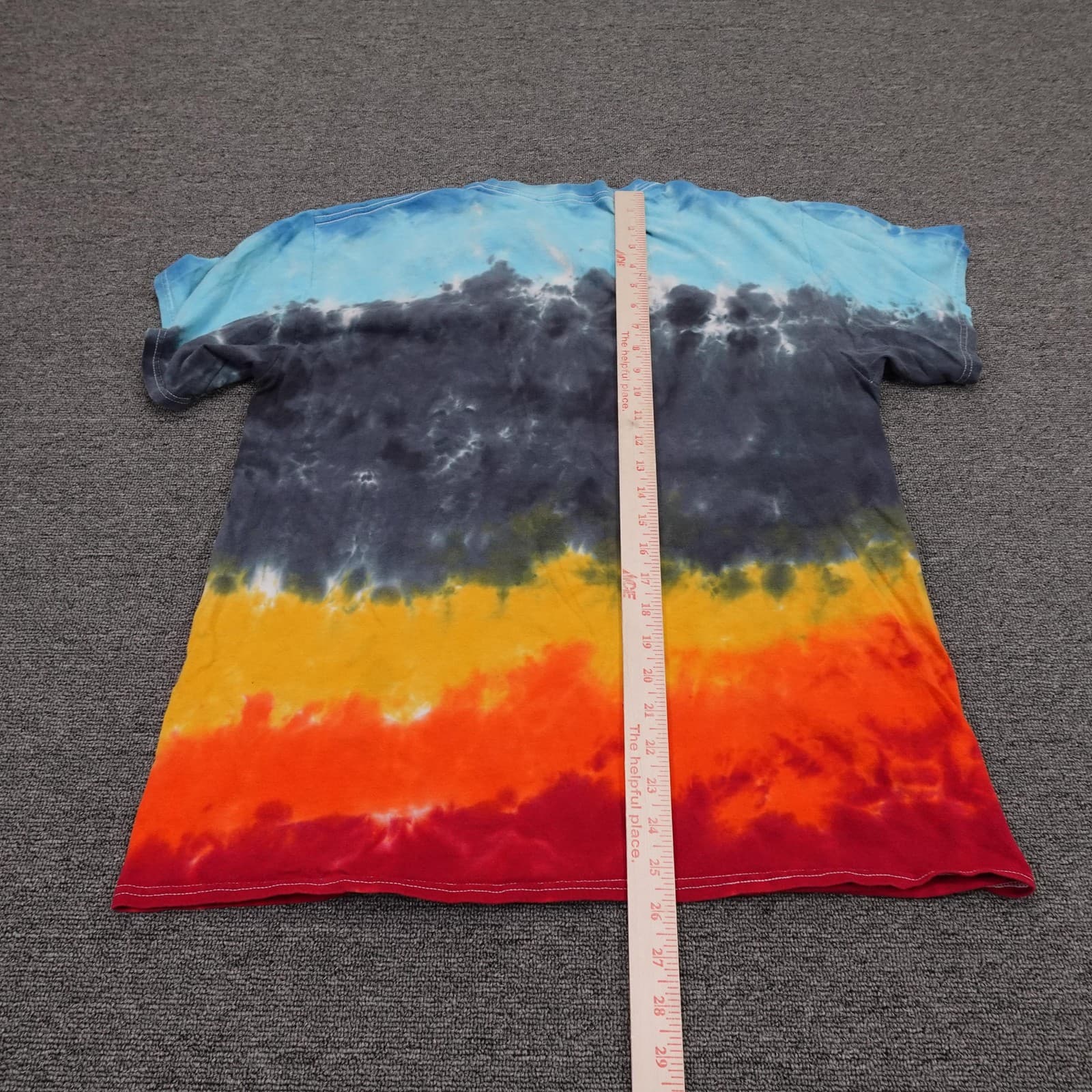 Led Zeppelin Shirt Mens Large Multicolor Tie Dye U.S. Tour 1975 Graphic Tee - Thumbnail 6