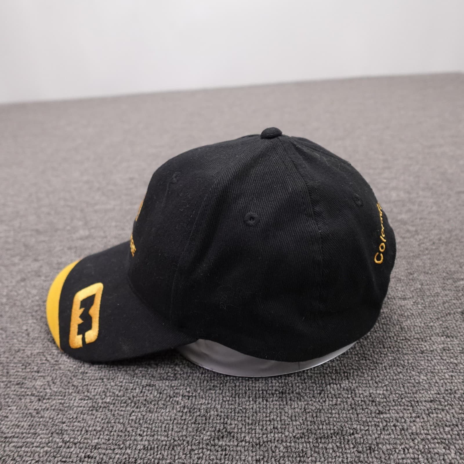 John Deere Hat Cap Strap Back Mens One Size Black Baseball - Thumbnail 3